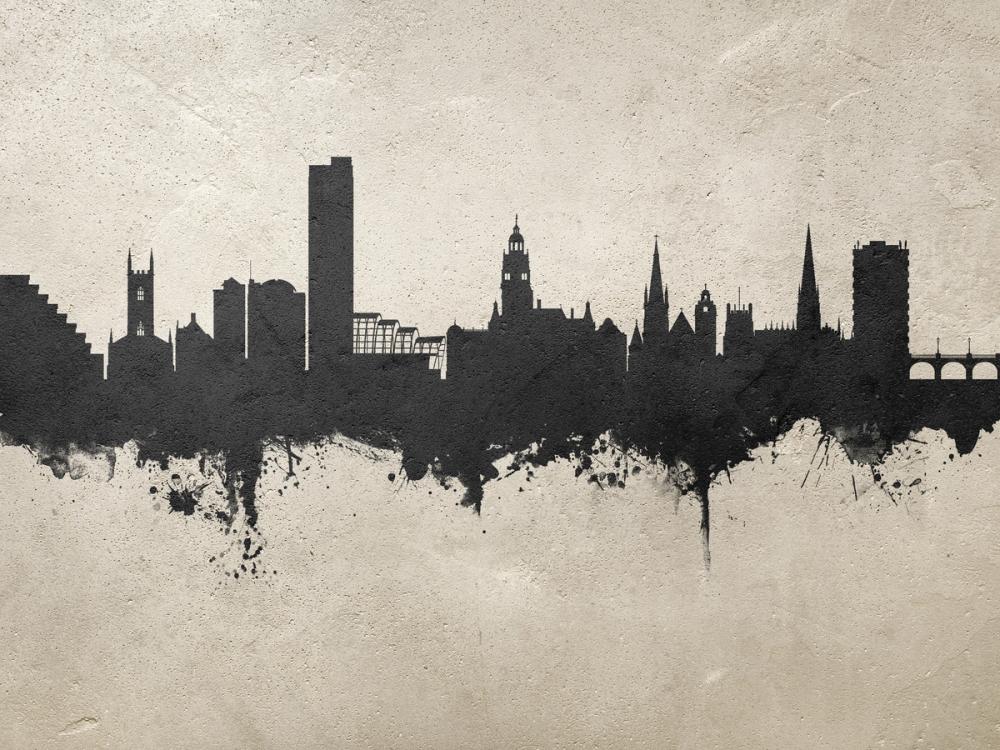 Sheffield England Skyline Concrete