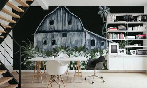 Adorned Barn Sketch