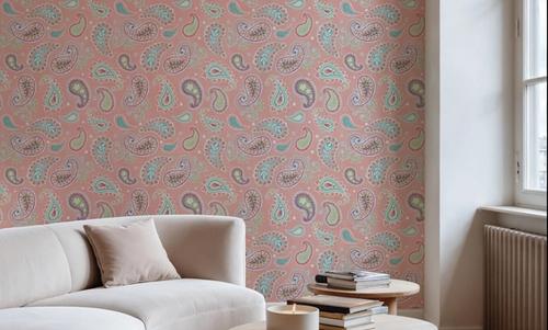 Cacti Paisley Coral