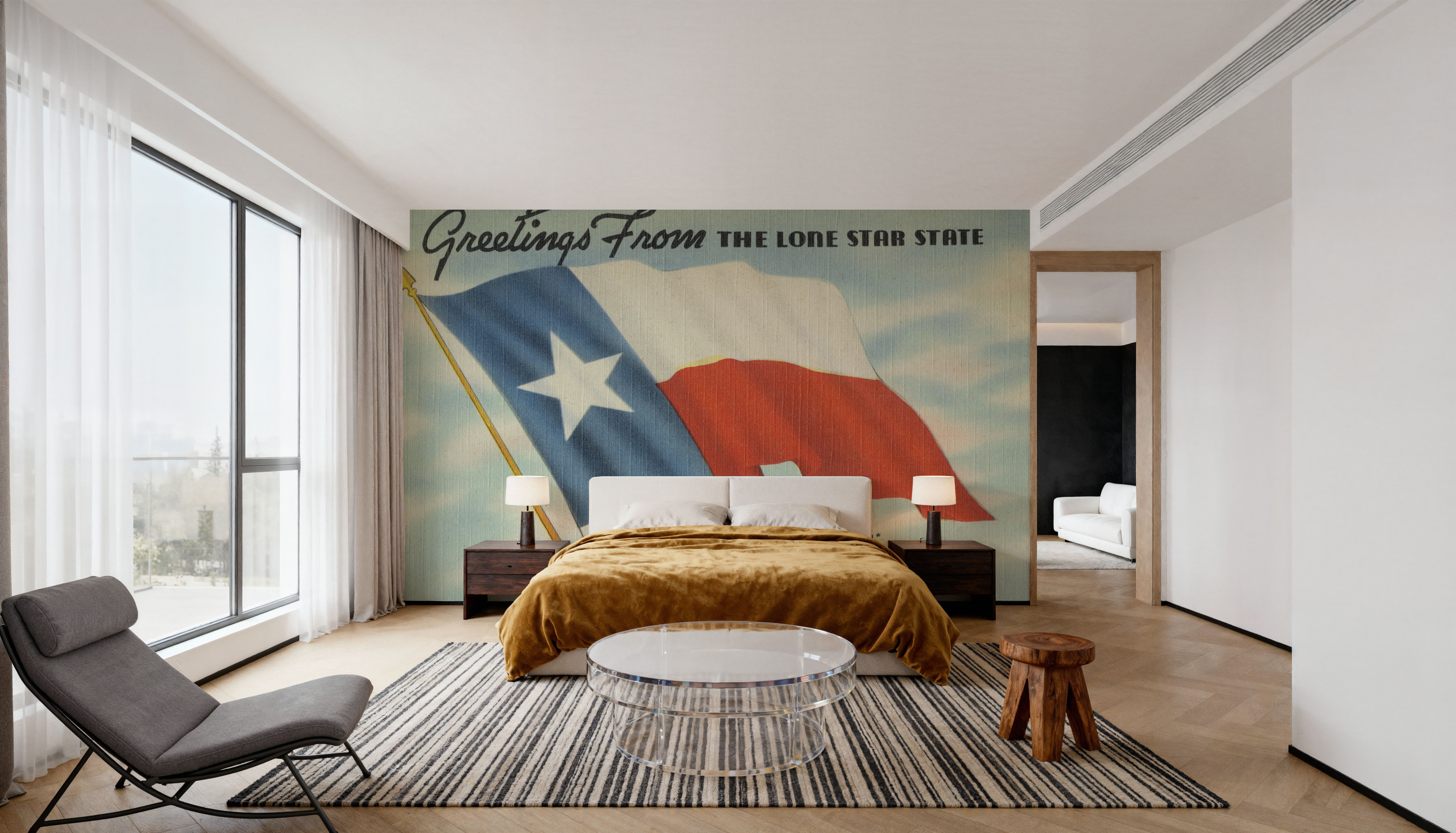 Greetings from the Lone Star State - Screenprint Postcard