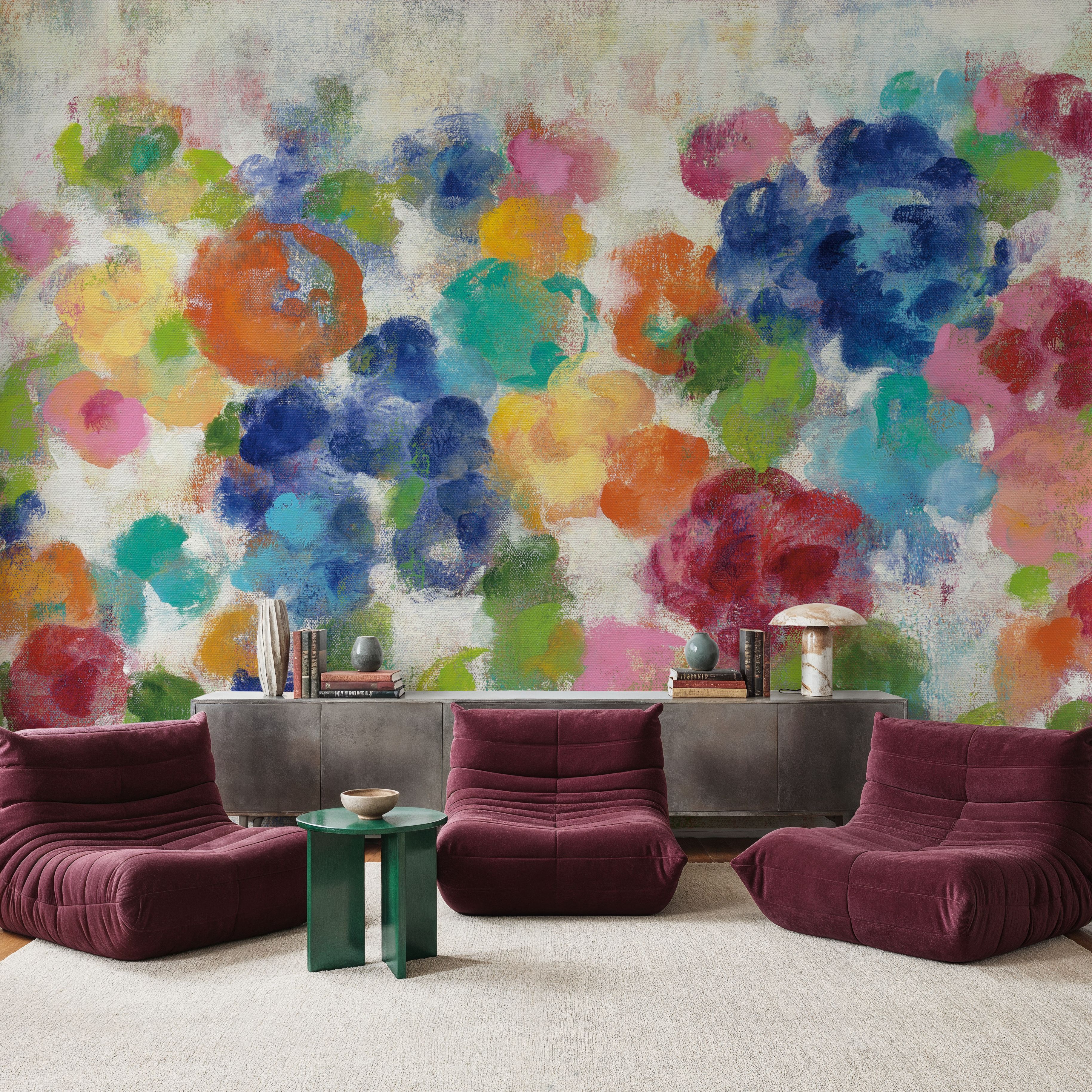 Hydrangea Bouquet I on canvas