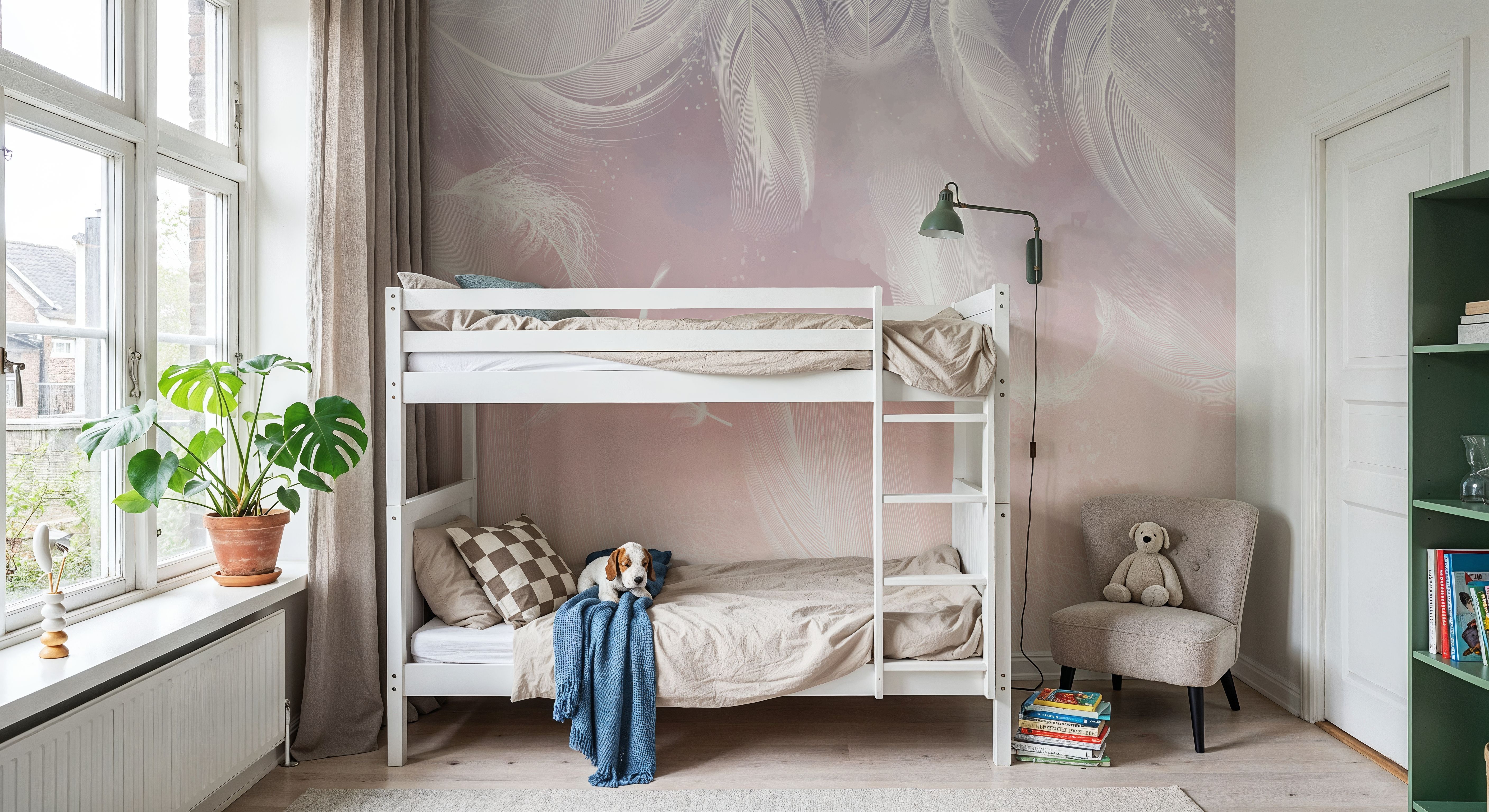 Dreamy Feathers, Wallpaper