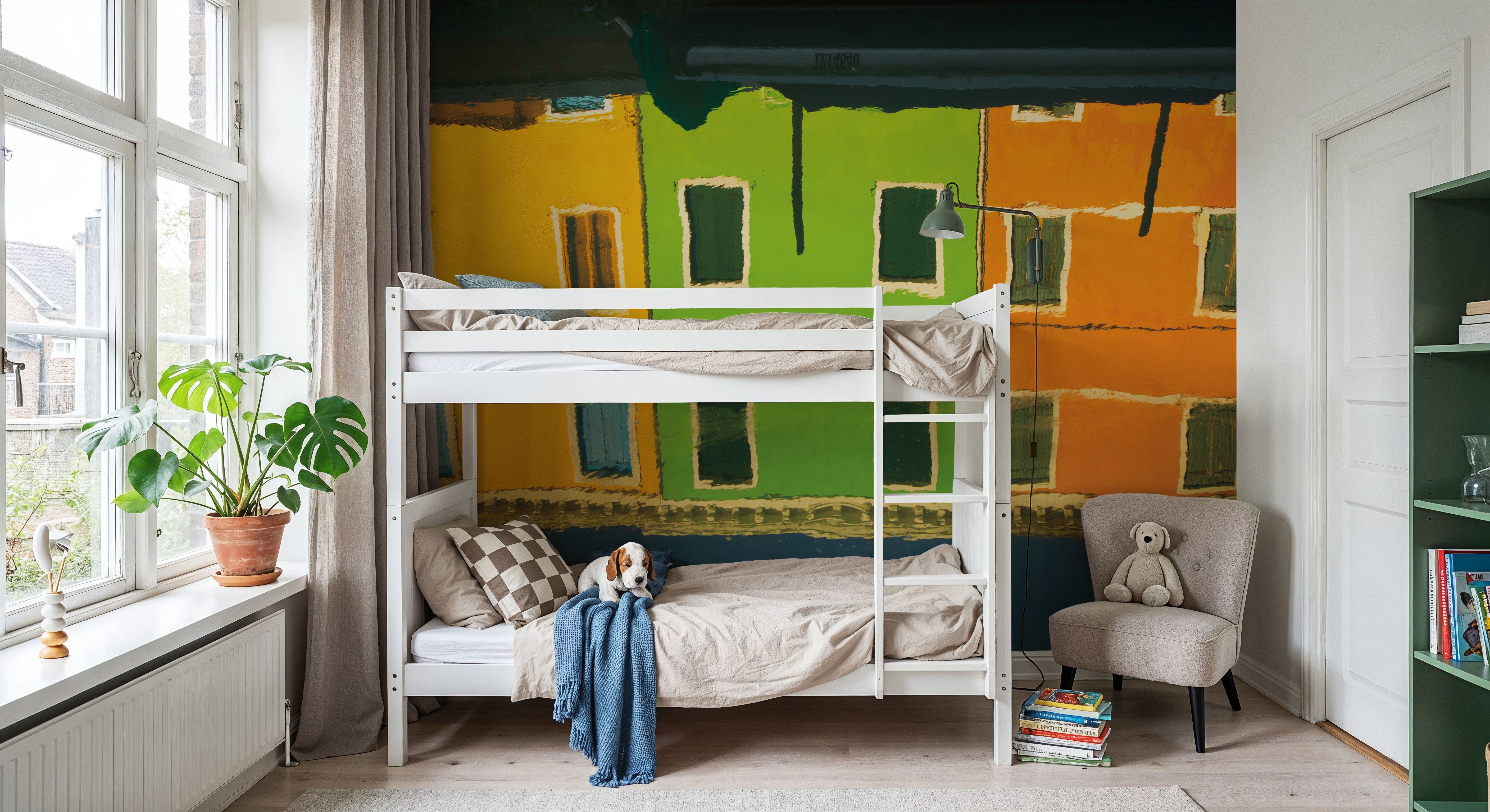 Reflections of Burano IX, Behang