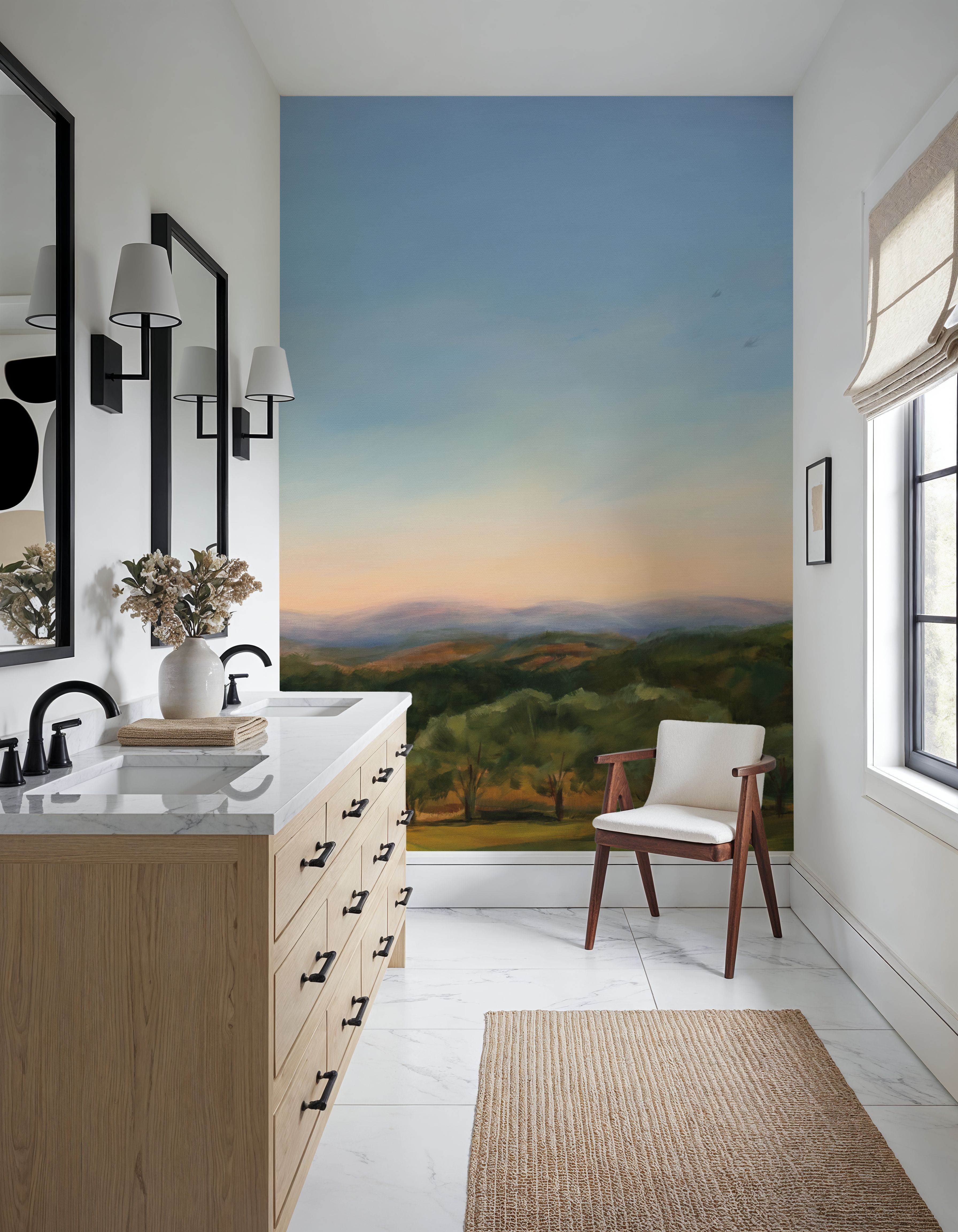 Barn Swallows Over Fable Farm