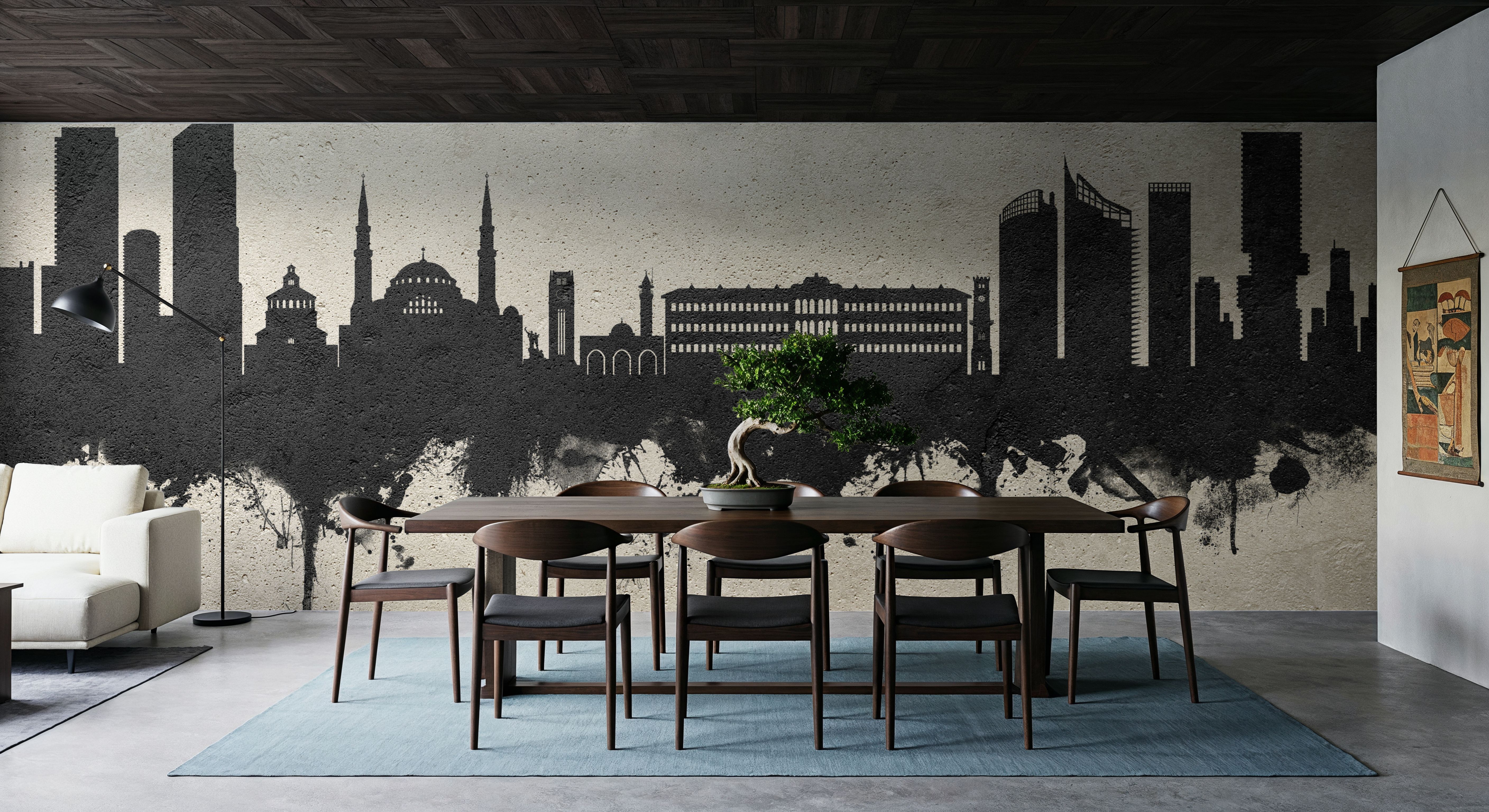 Beirut Lebanon Skyline Concrete, Wallpaper