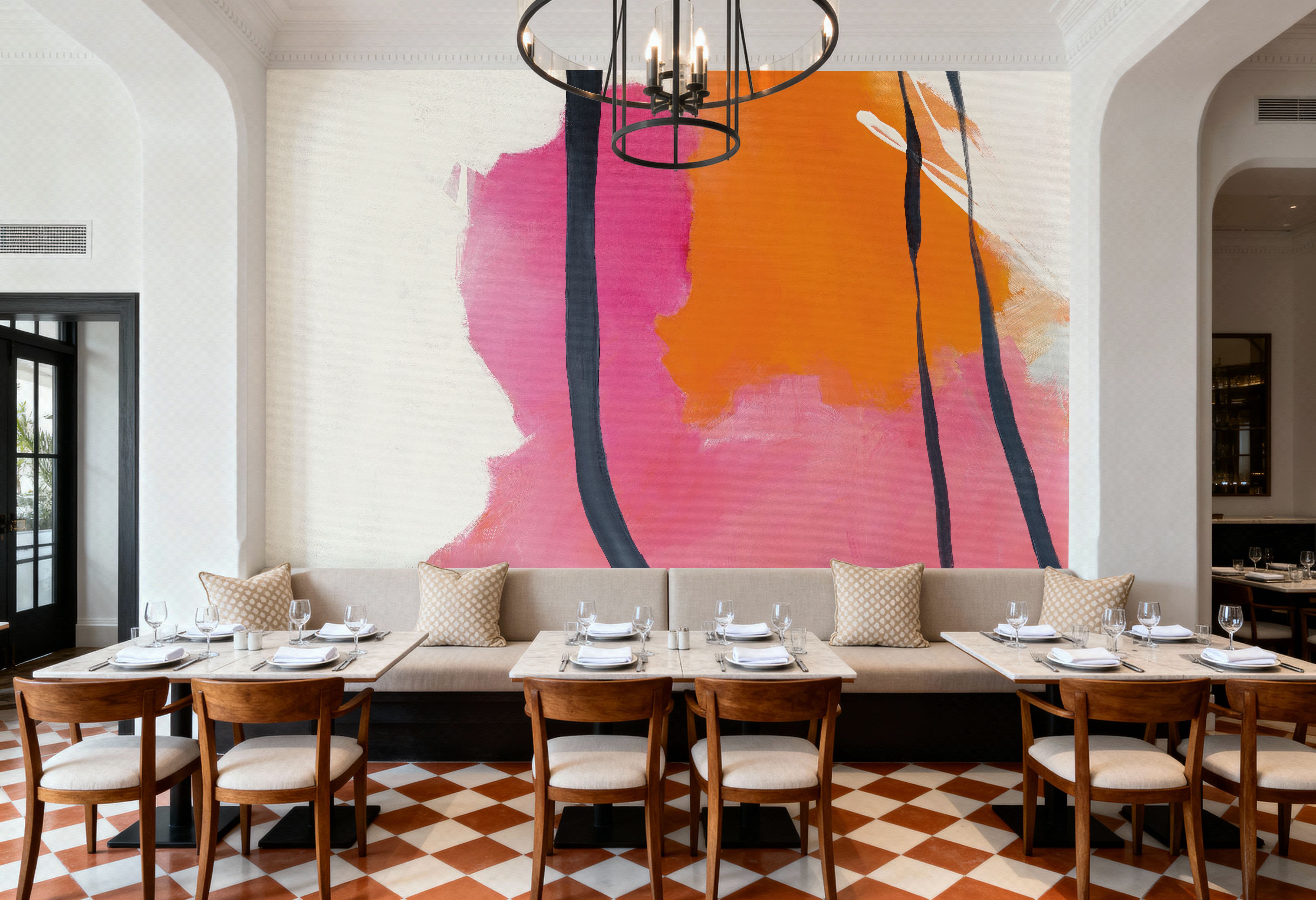 Somersault Orange, Wallpaper