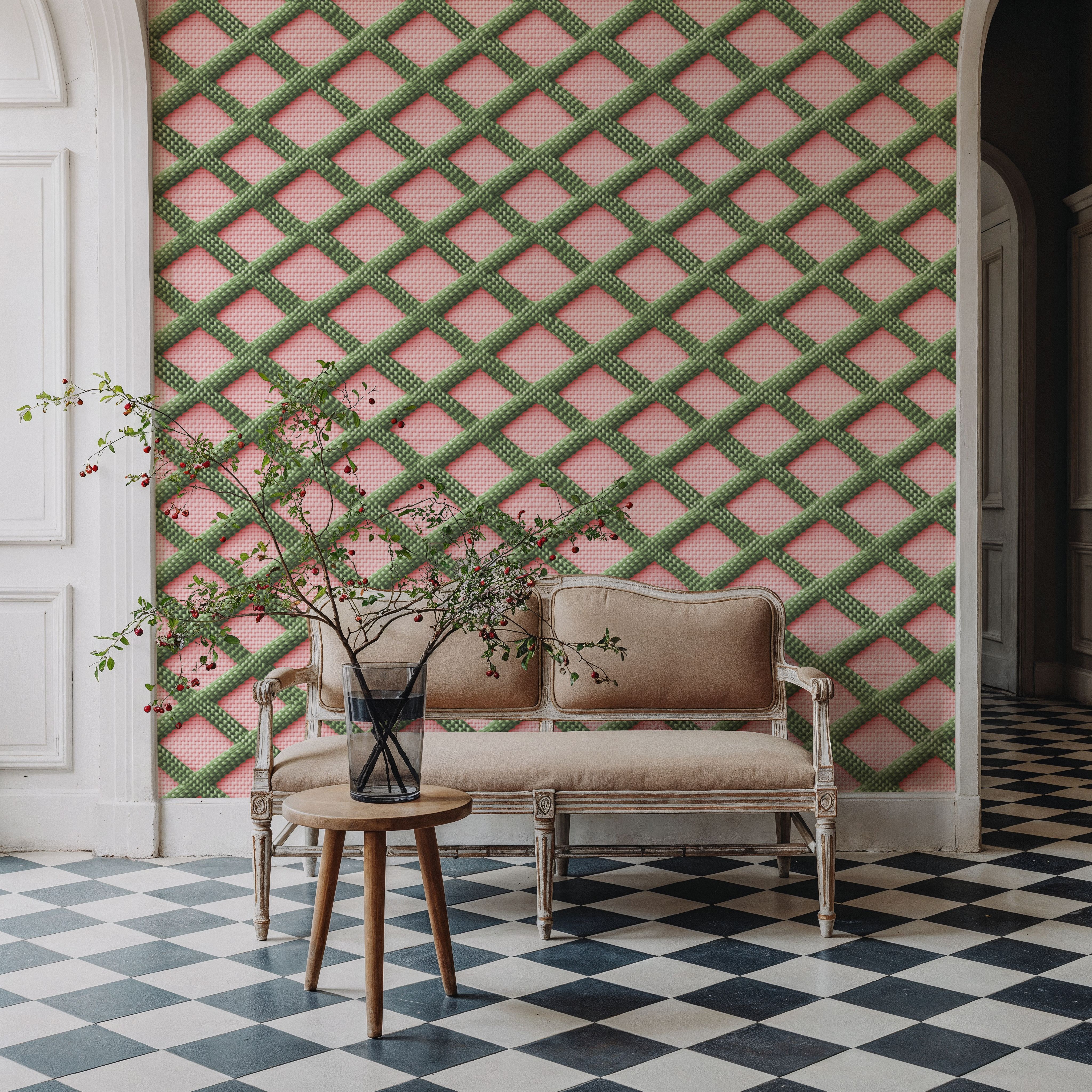 3D Embroidery Trellis