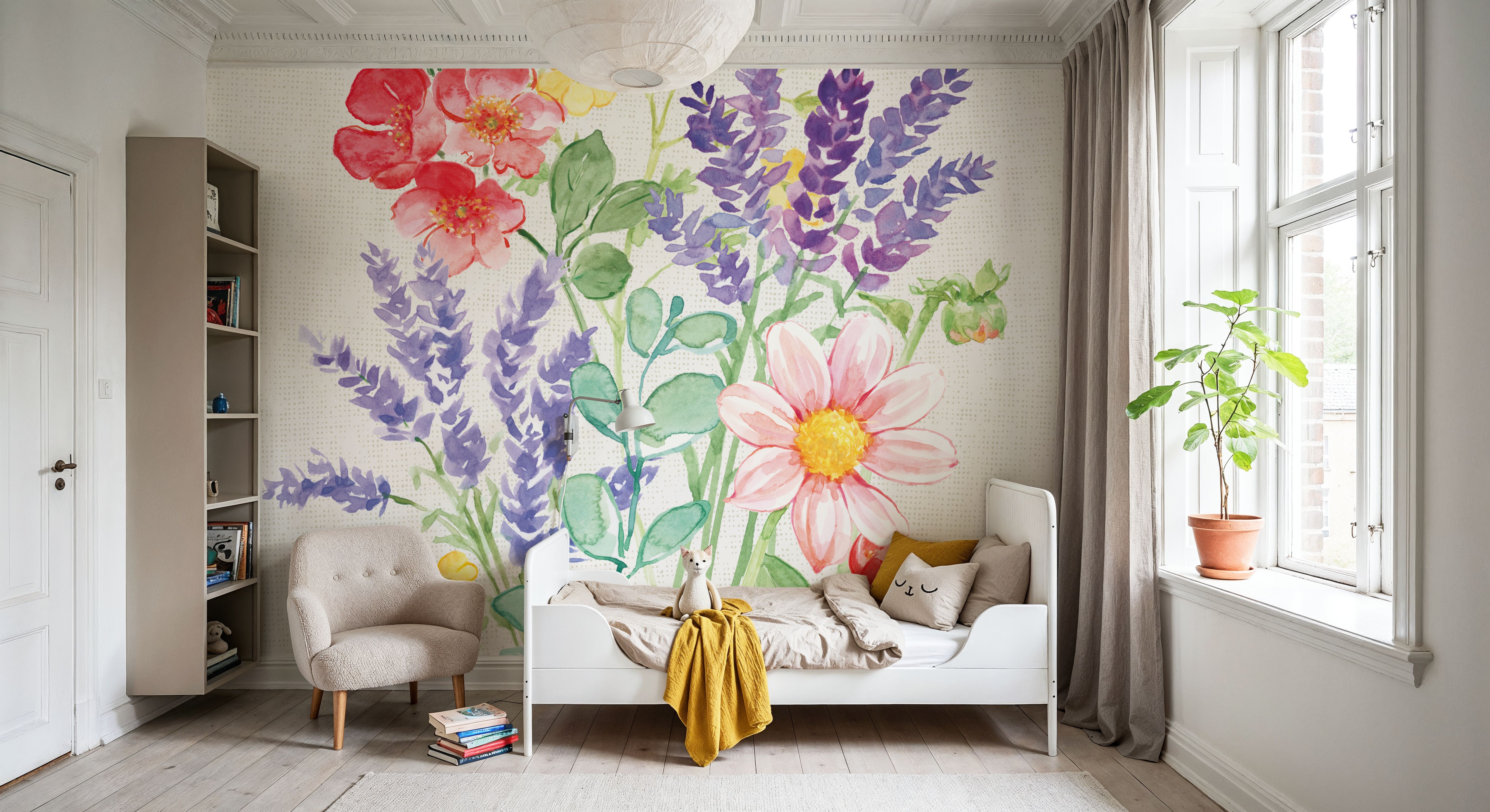 Fresh Floral II, Wallpaper