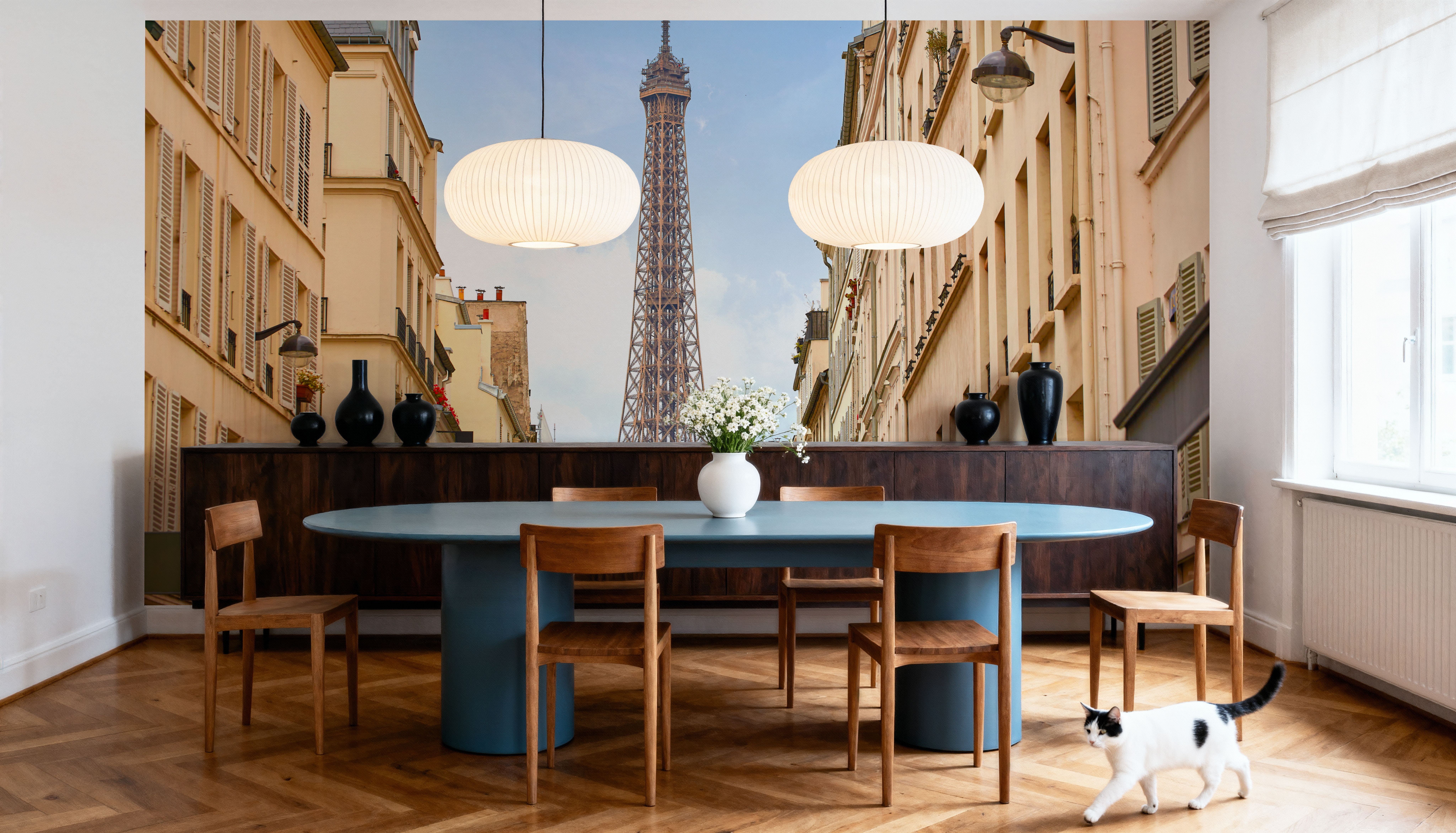 Eiffel Tower in Paris from Invalides