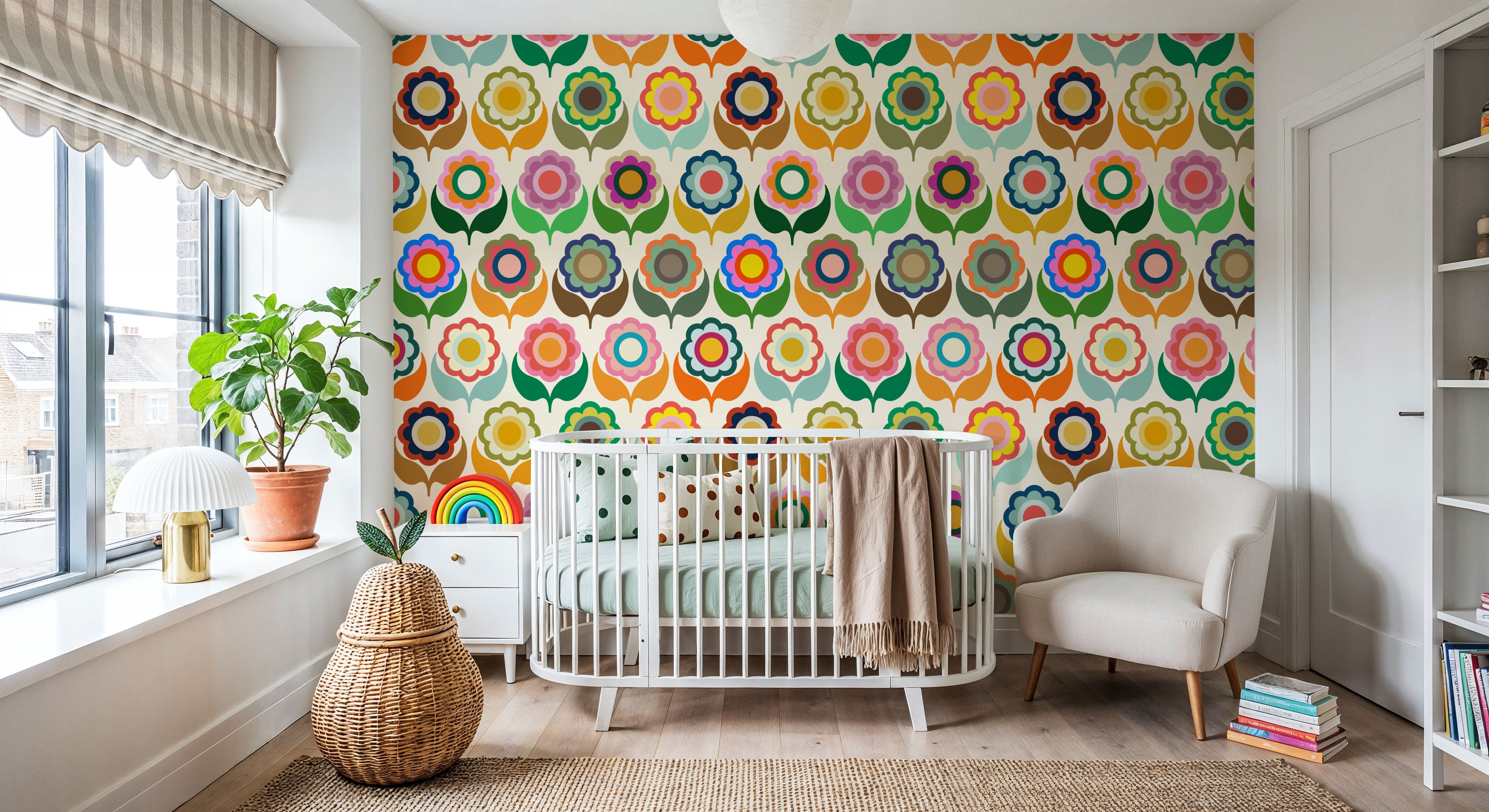 70's Fun Flowers, Multi