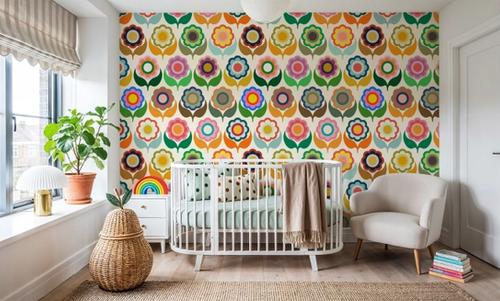 70's Fun Flowers, Multi
