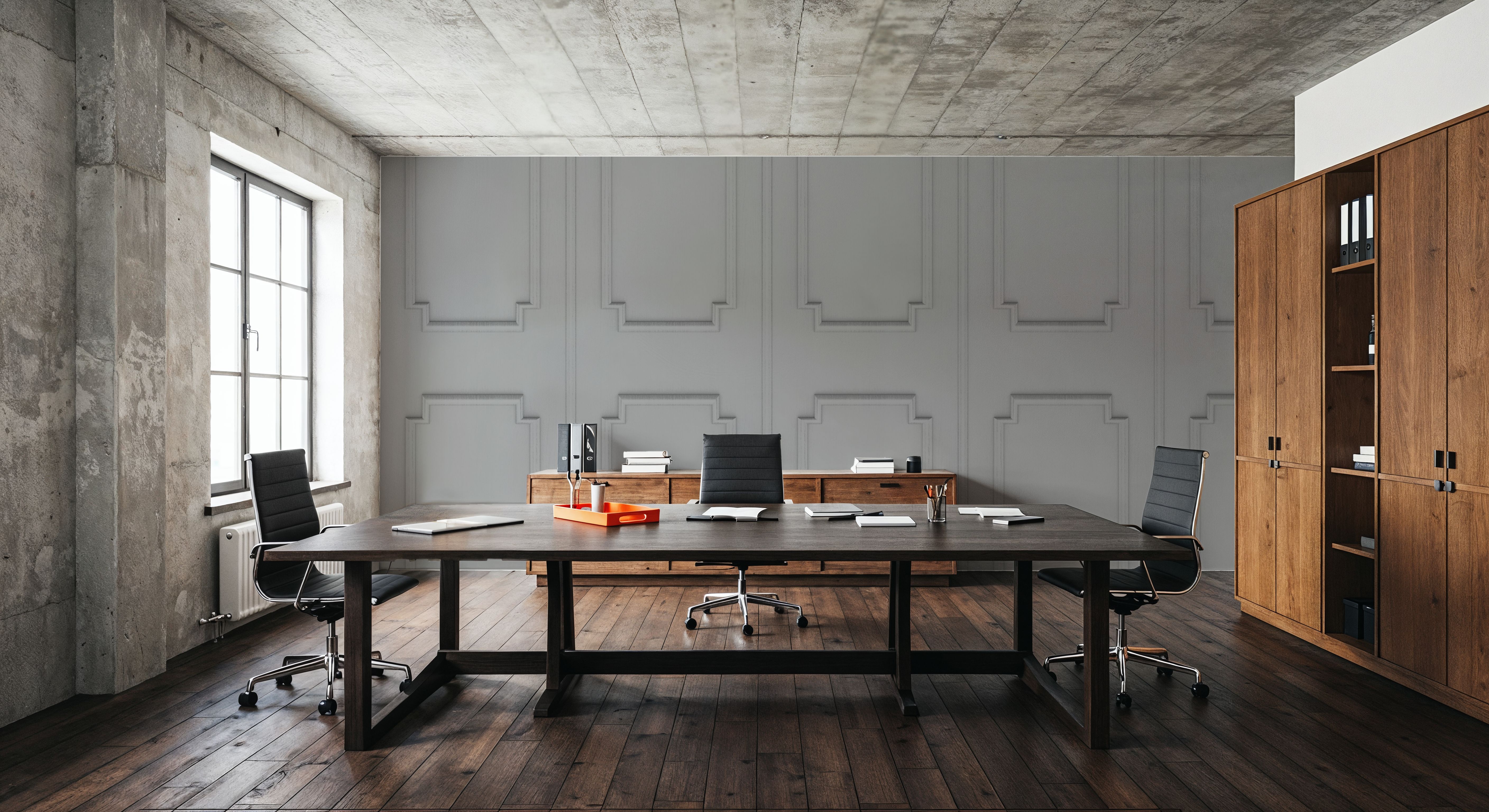 Faux Wall Panel Moulding, Light Gray, Tapet