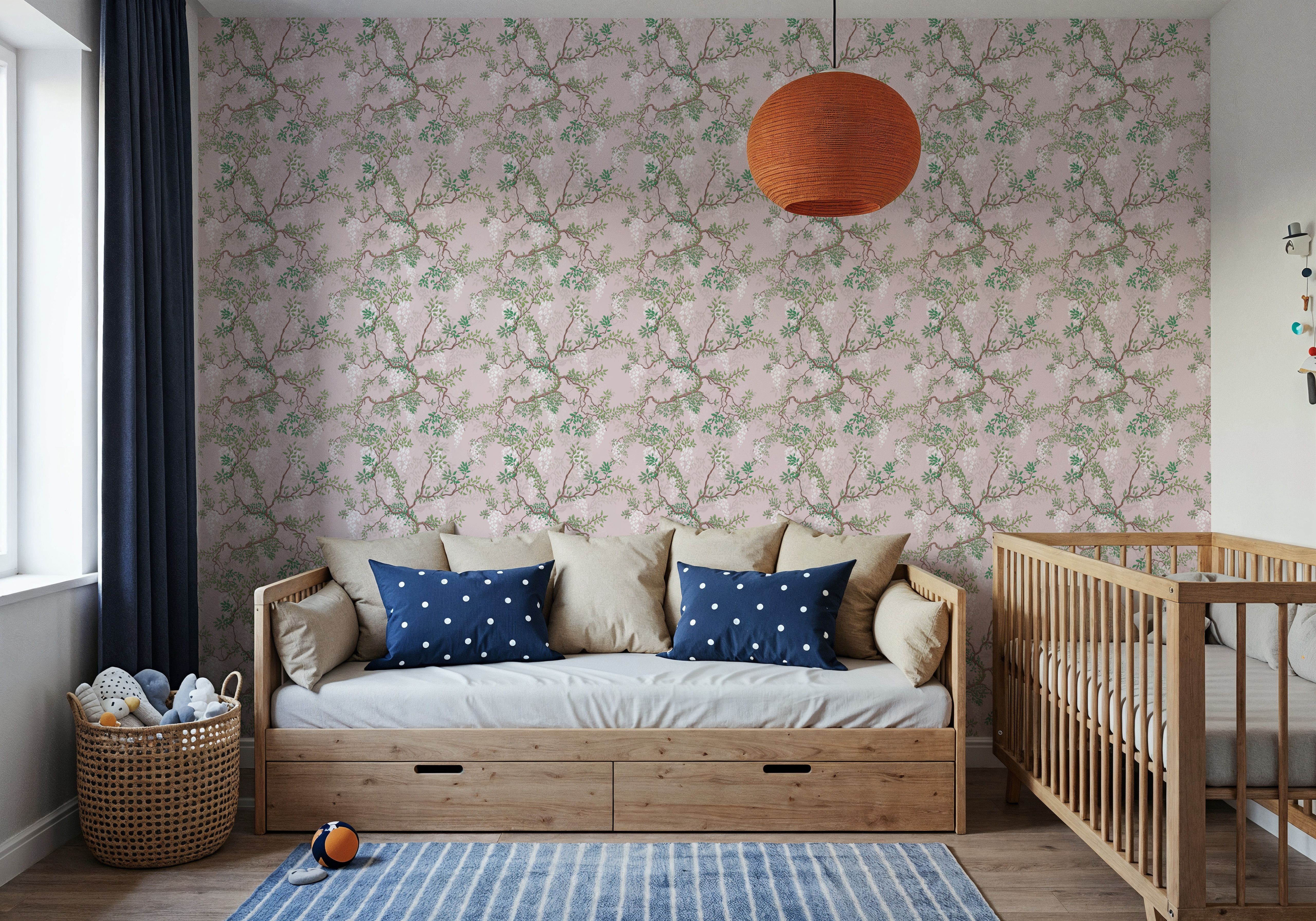 Climbing Wisteria, Rose