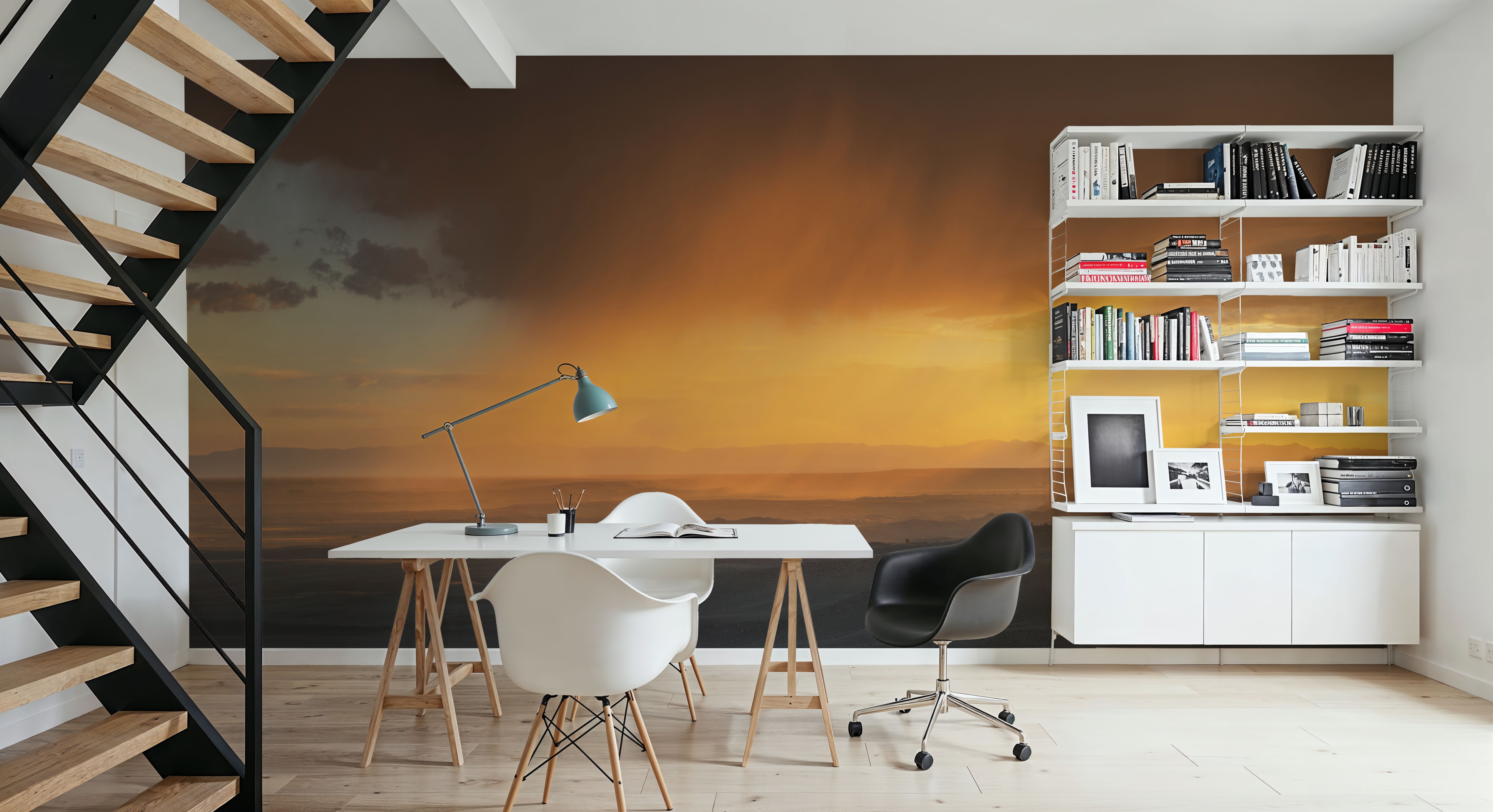 Sunset Storm, Papier peint