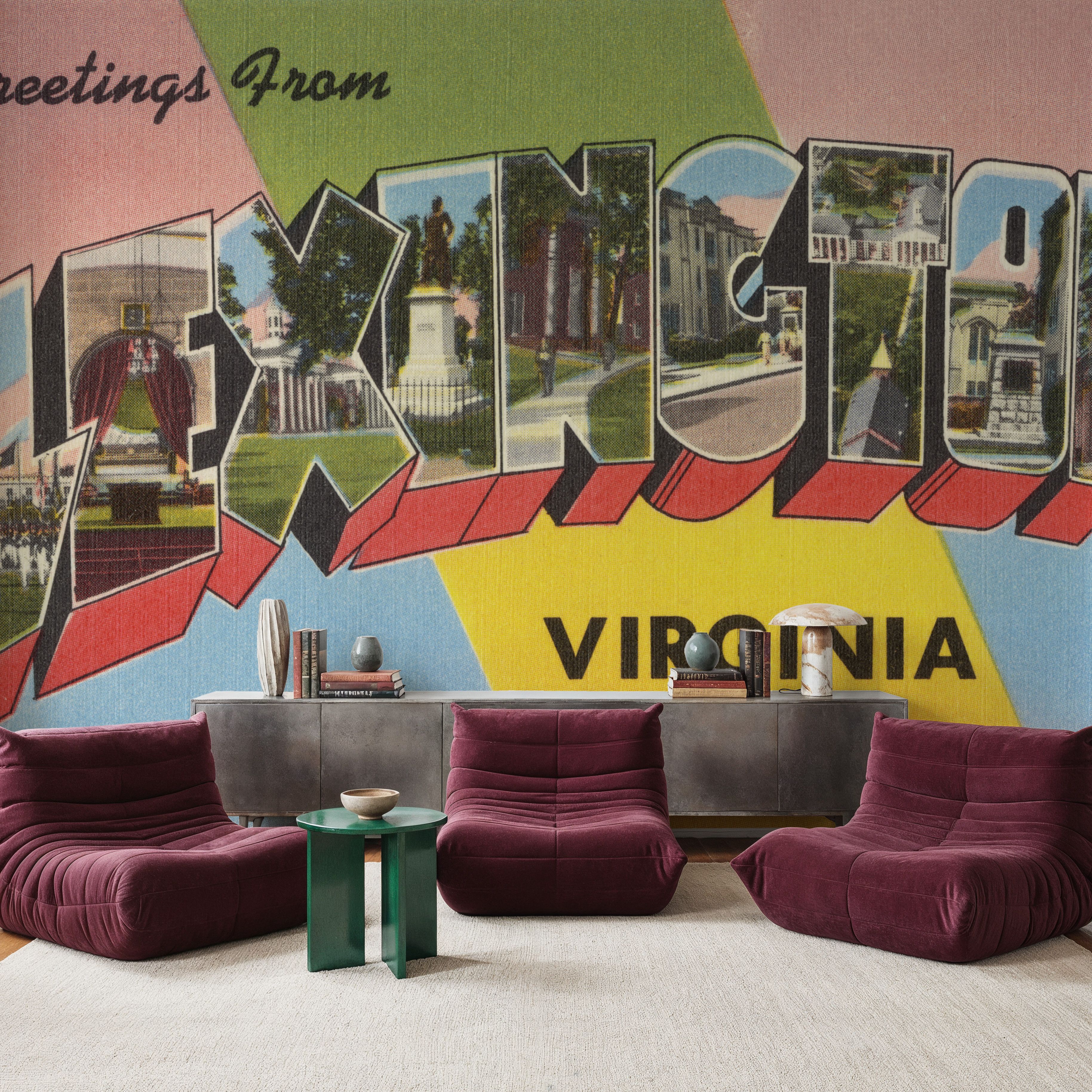 Greetings from Lexington - Screenprint Postcard