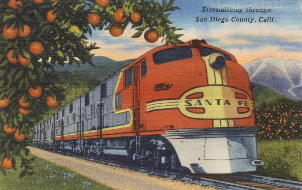 Greetings from San Diego - Screenprint Postcard