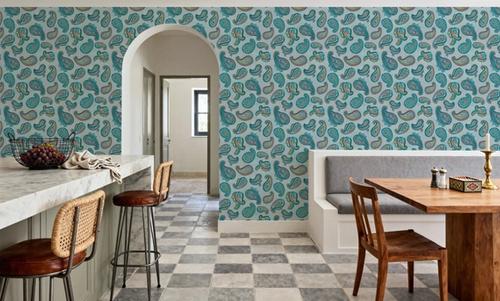 Emerald Paisley Light