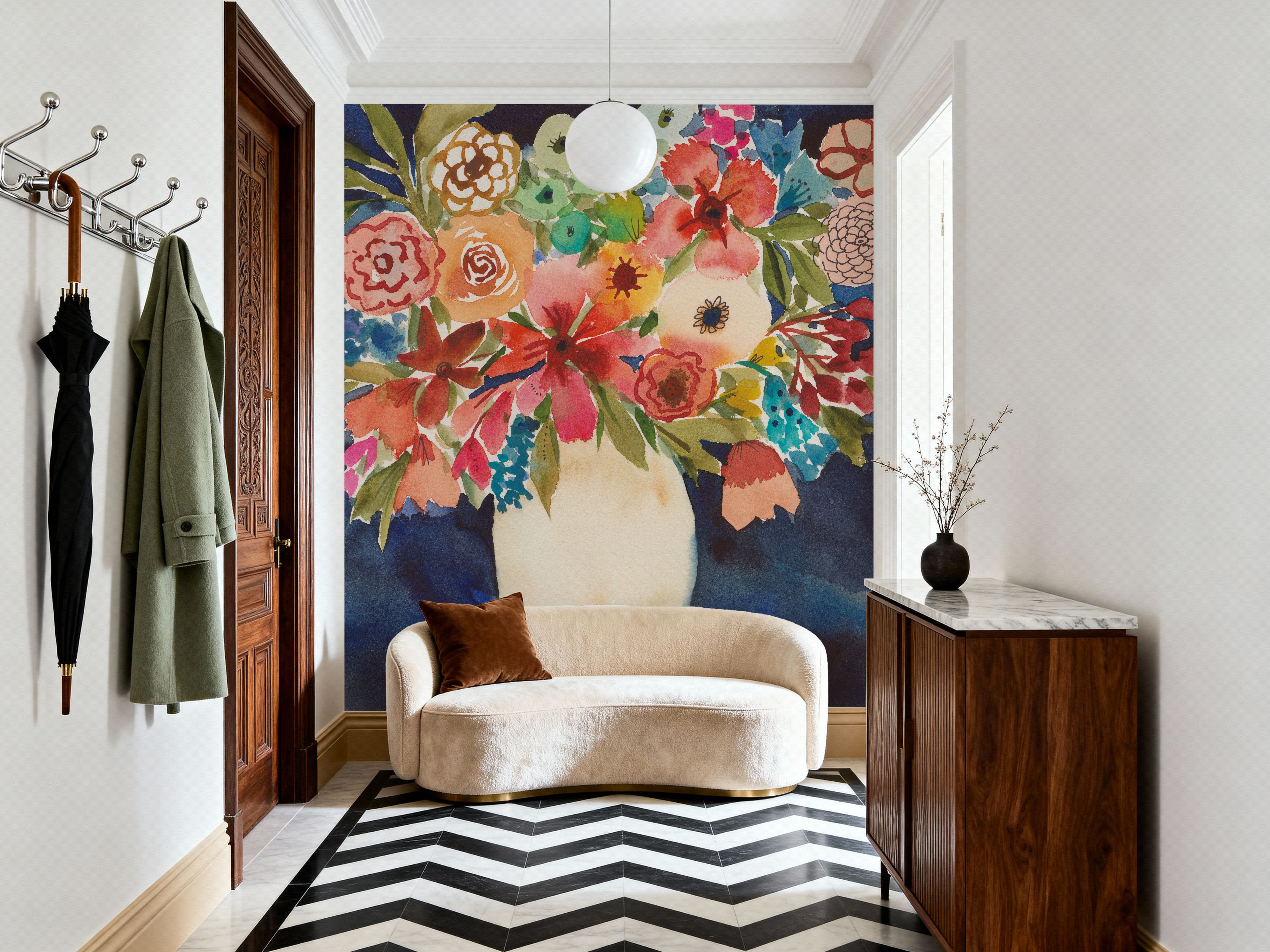 Floral Beauty II, Tapeten