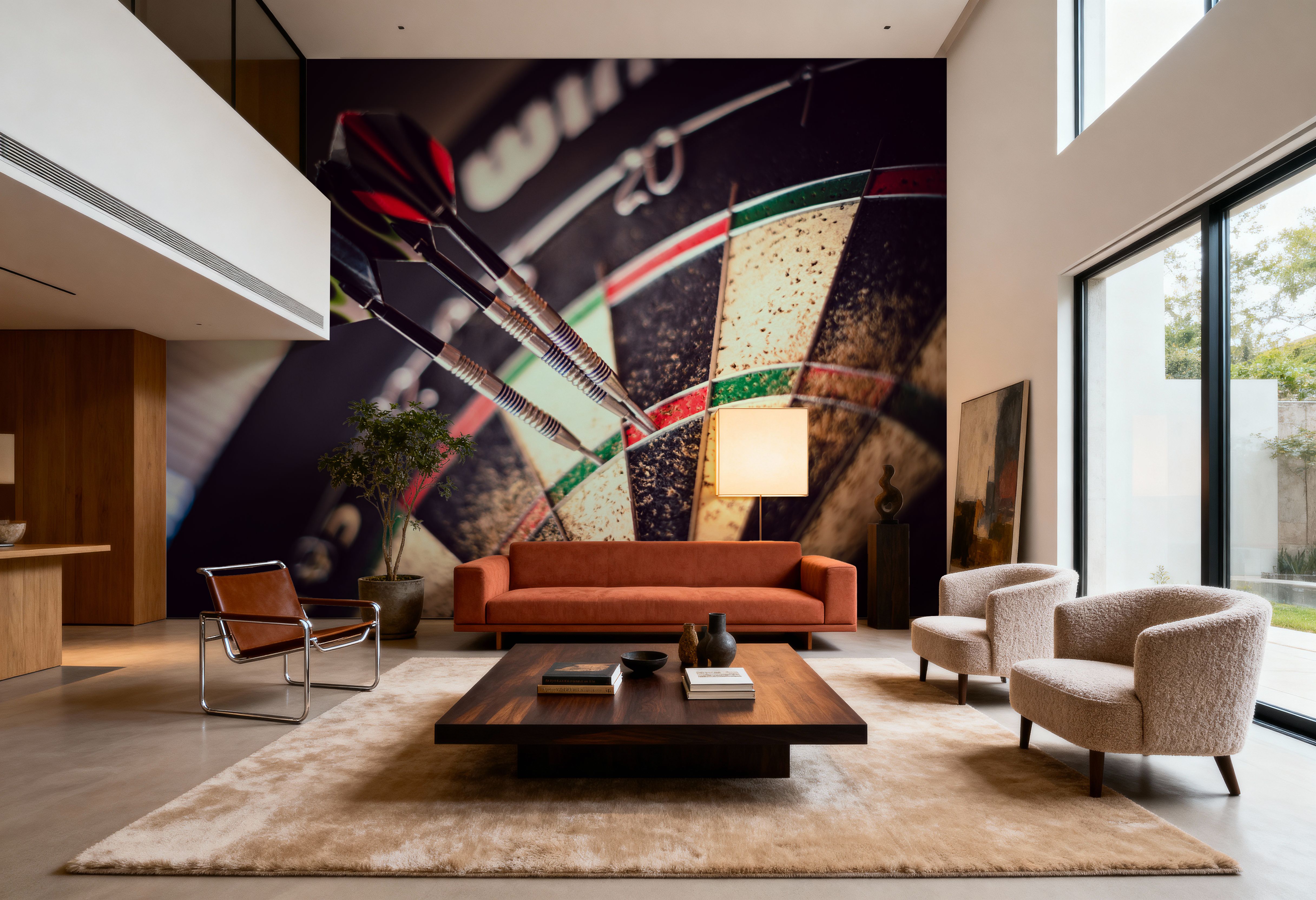 Dartboard, Wallpaper