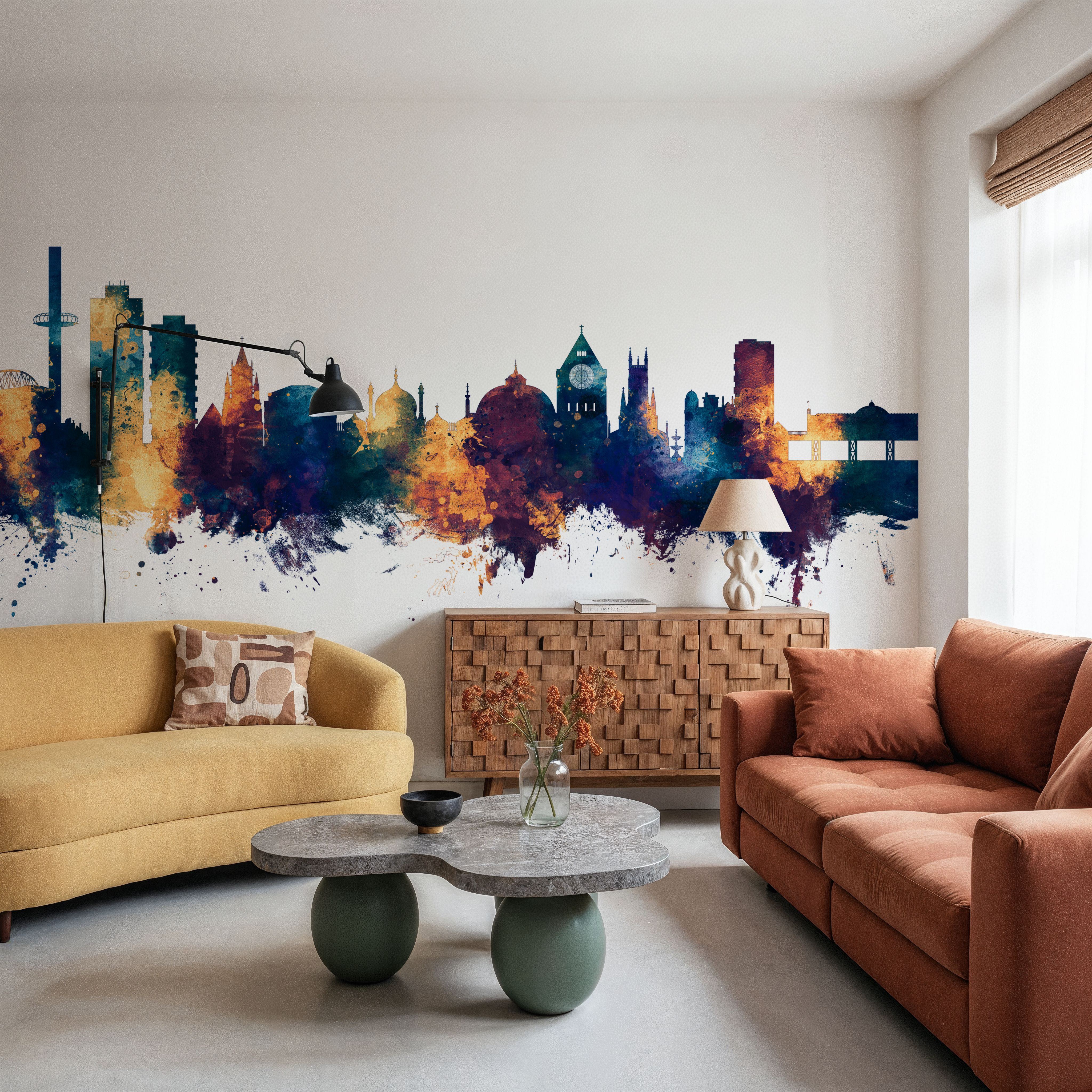 Brighton England Skyline Blue & Bronze