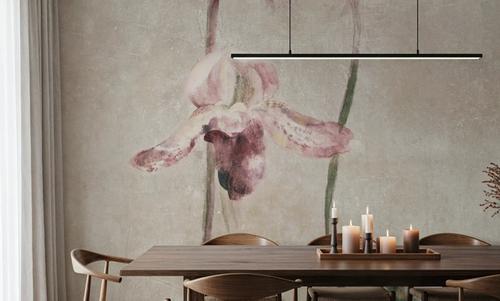 Light Purple Dancing Orchid Panel I