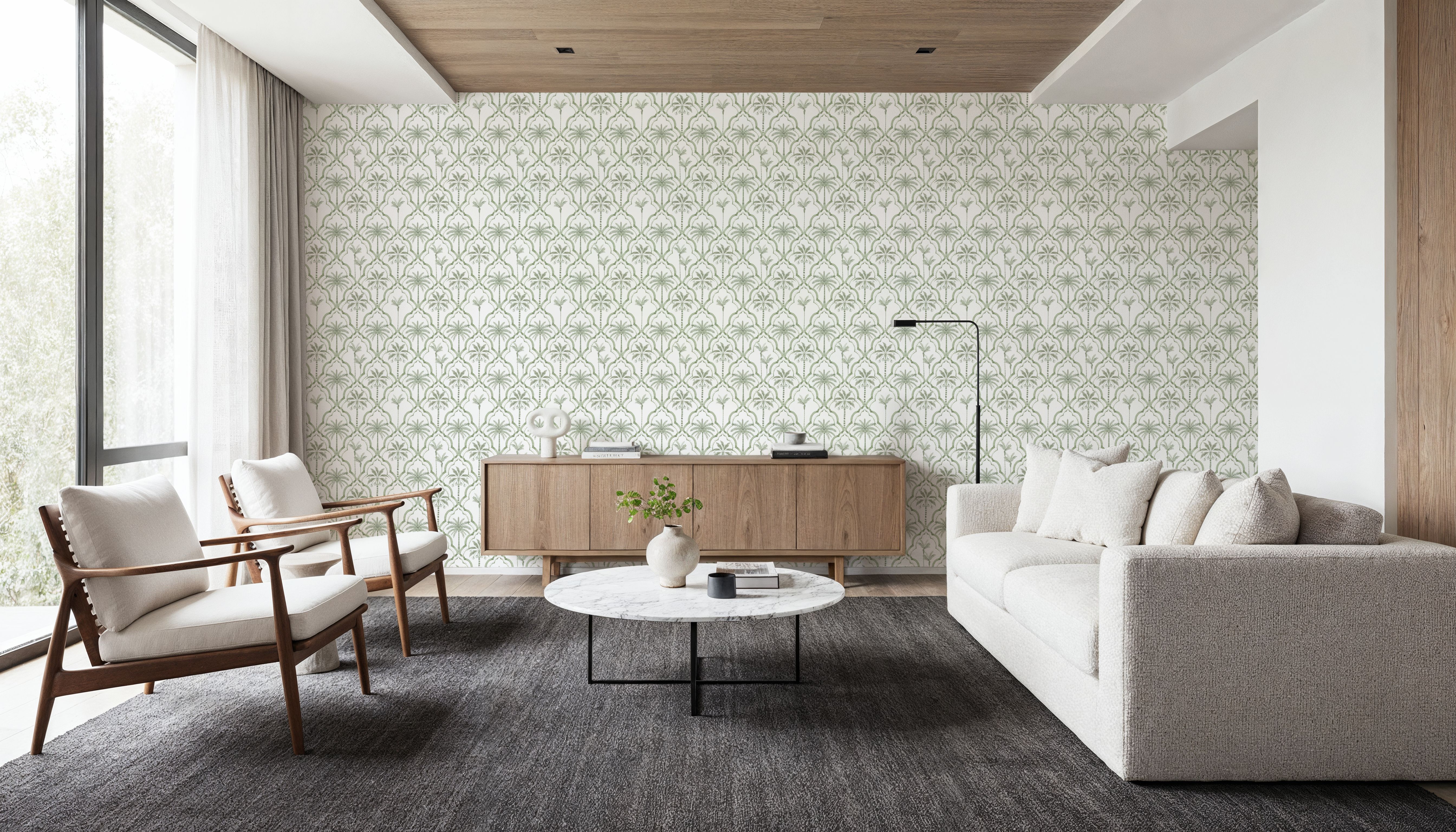 The Palm Lattice, Sage Green