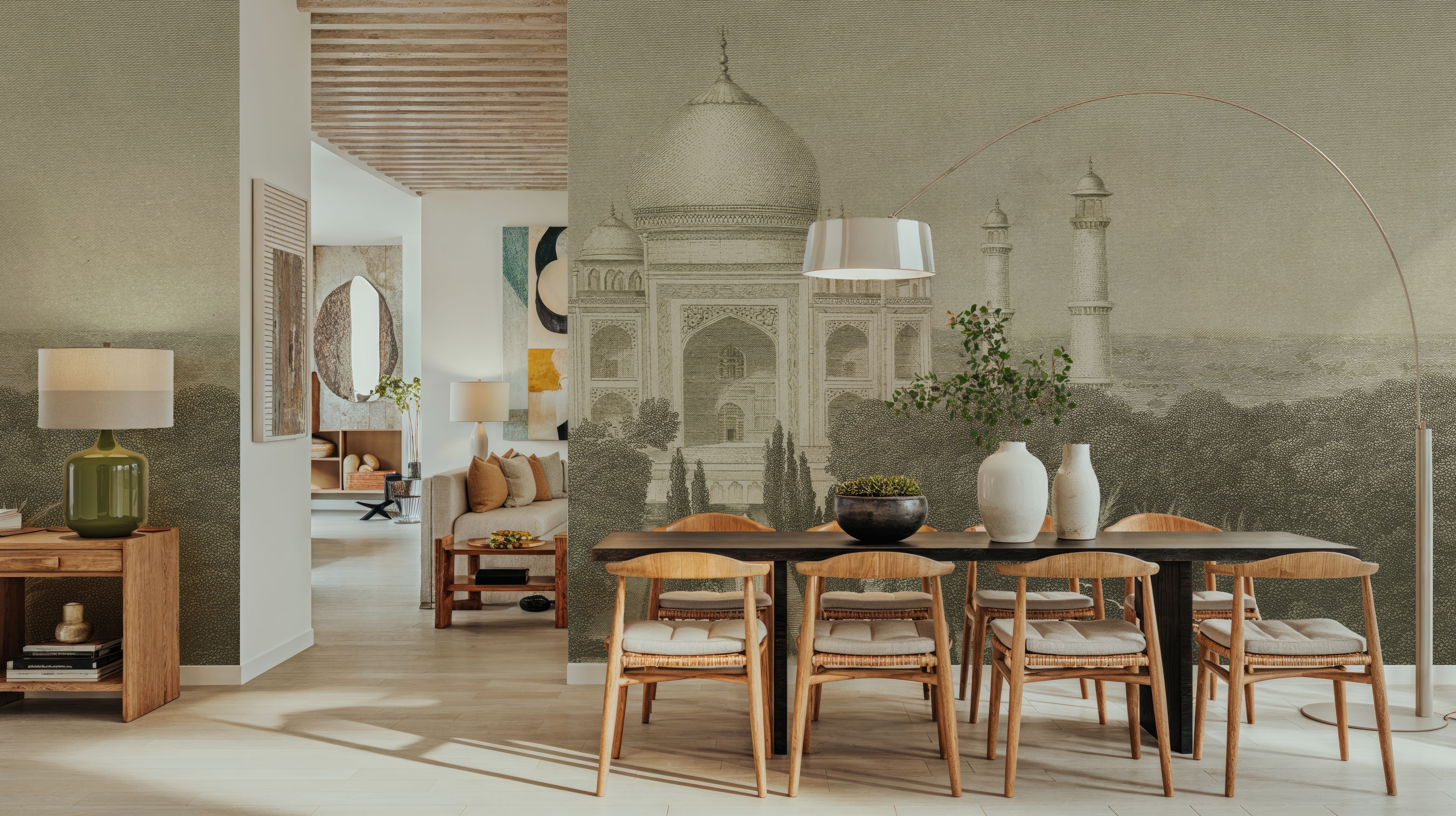 Taj Mahal Postcard II - Screenprint