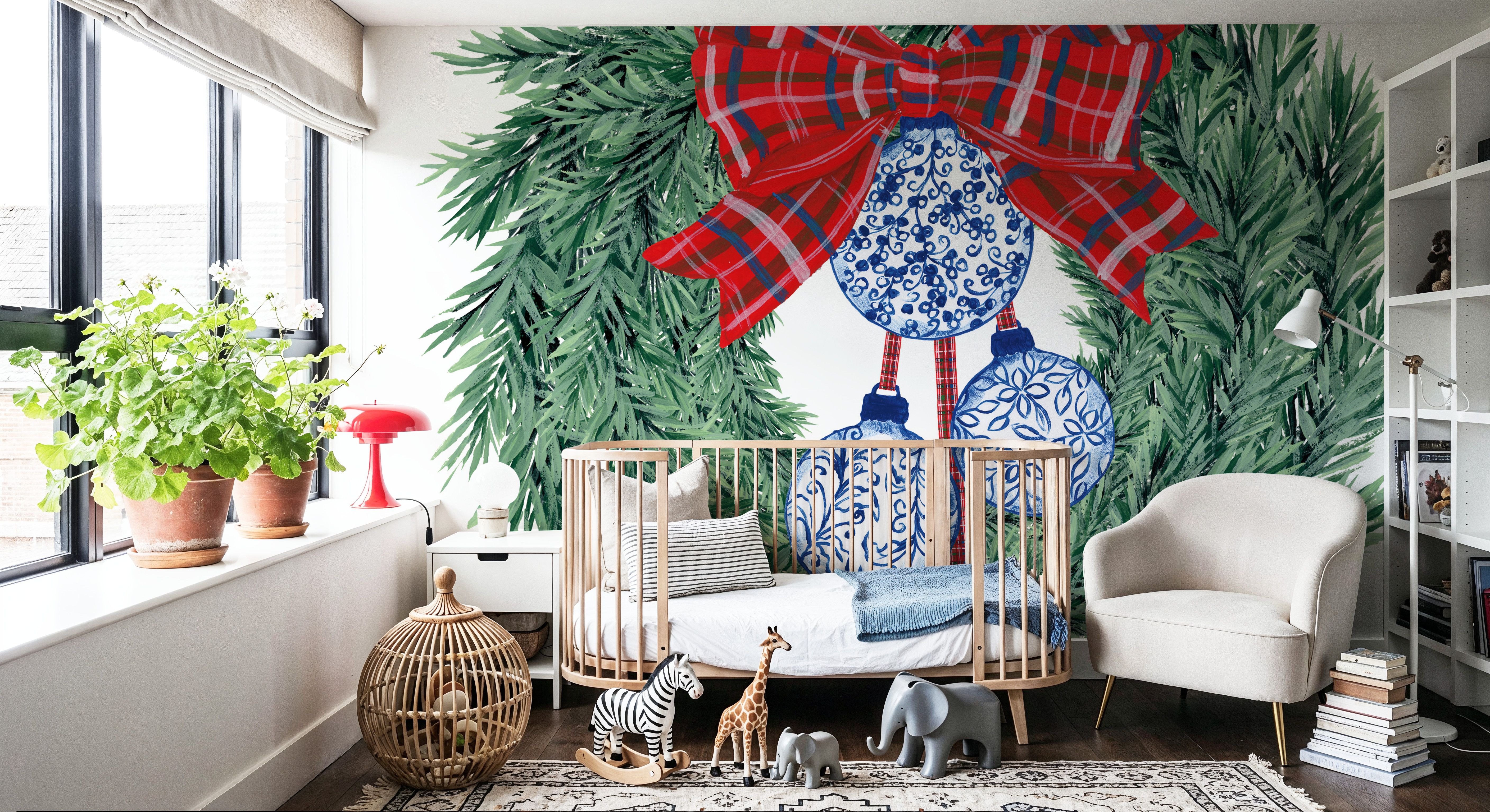 Holiday Tartan and Chinoiserie II