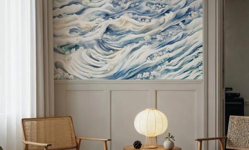 Romantic Waves Blue