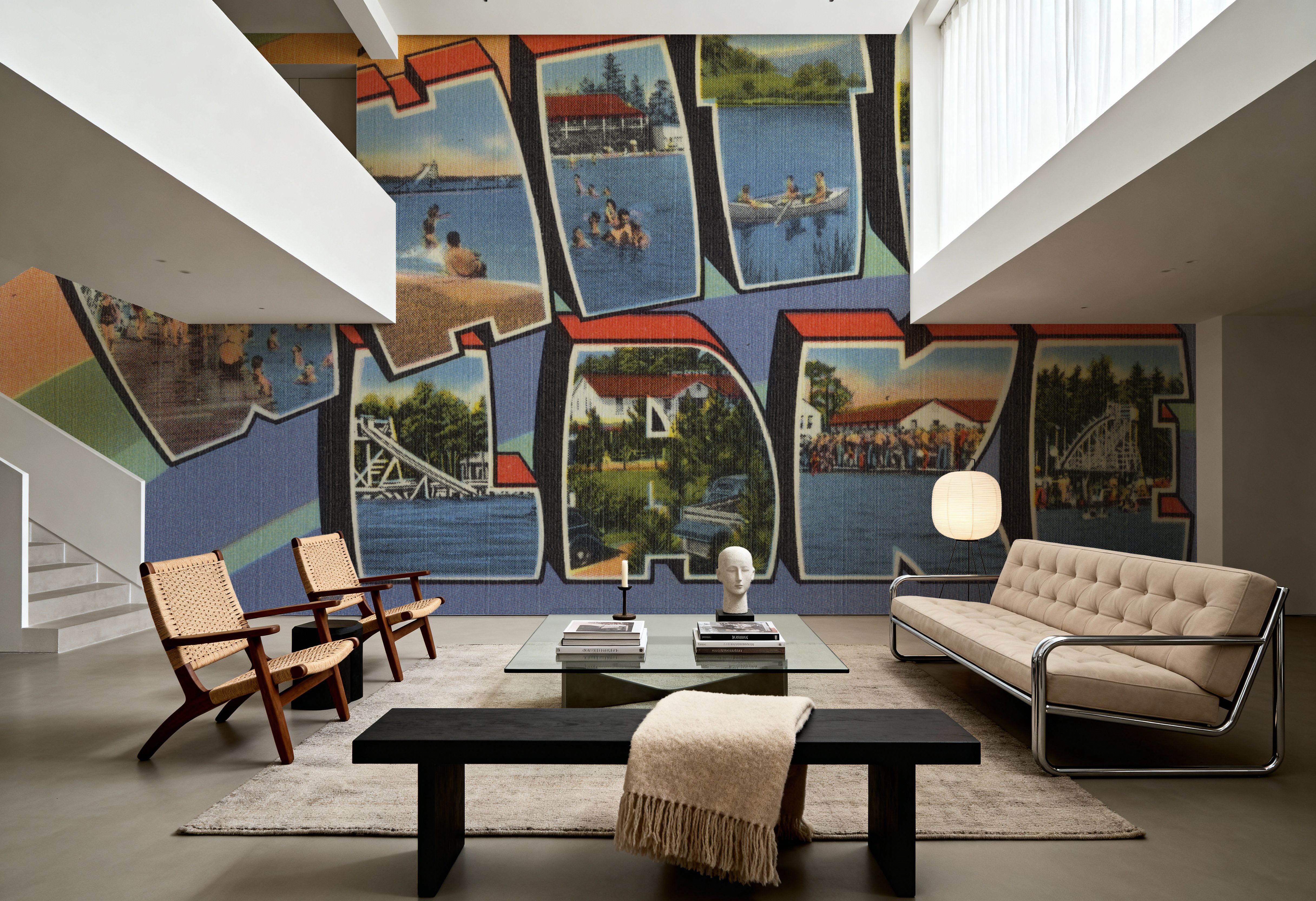 Greetings from White Lake - Screenprint Postcard