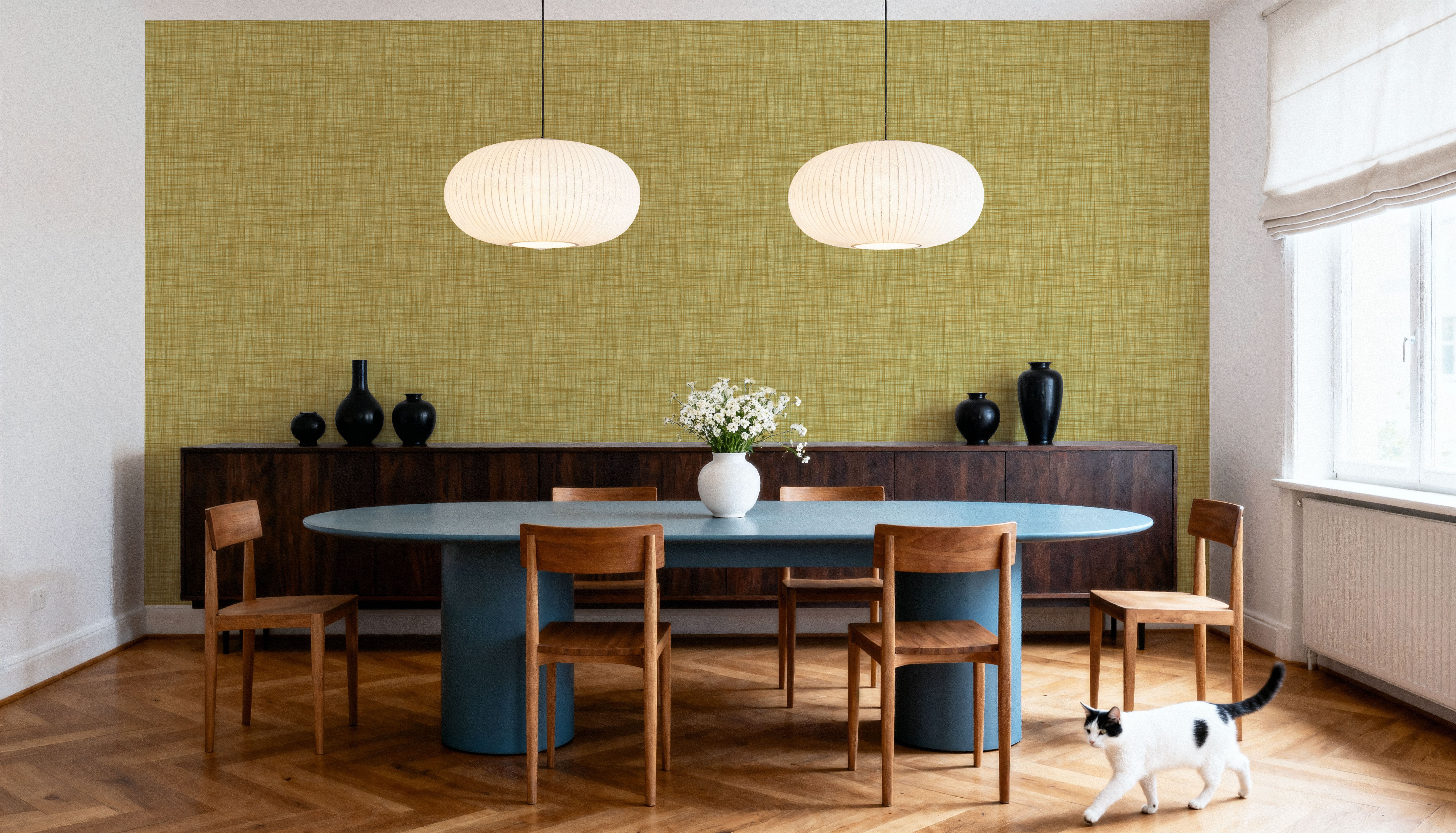 Mottled Linen Effect, Sunflower Yellow