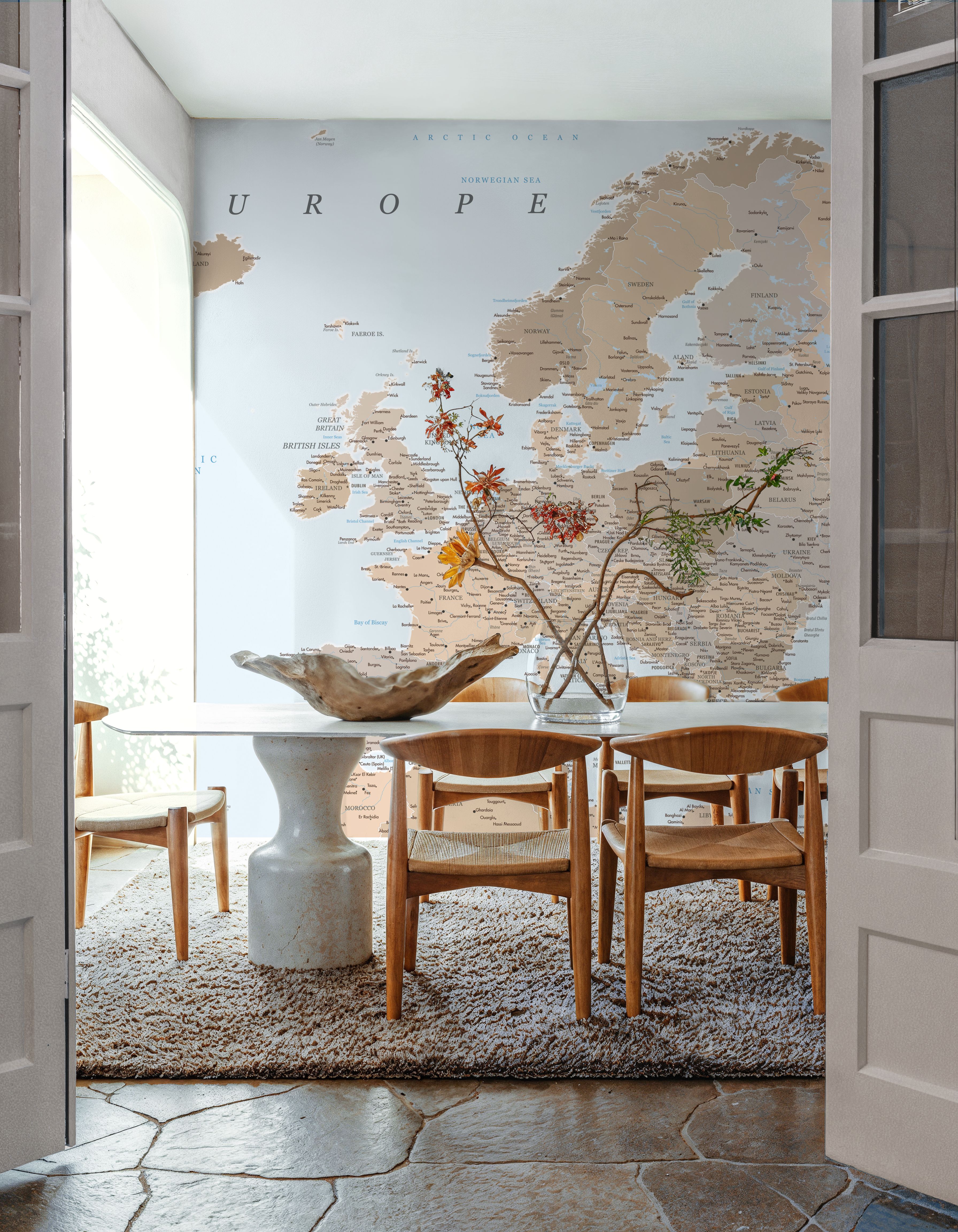 Europe Map Detailed - Lincoln