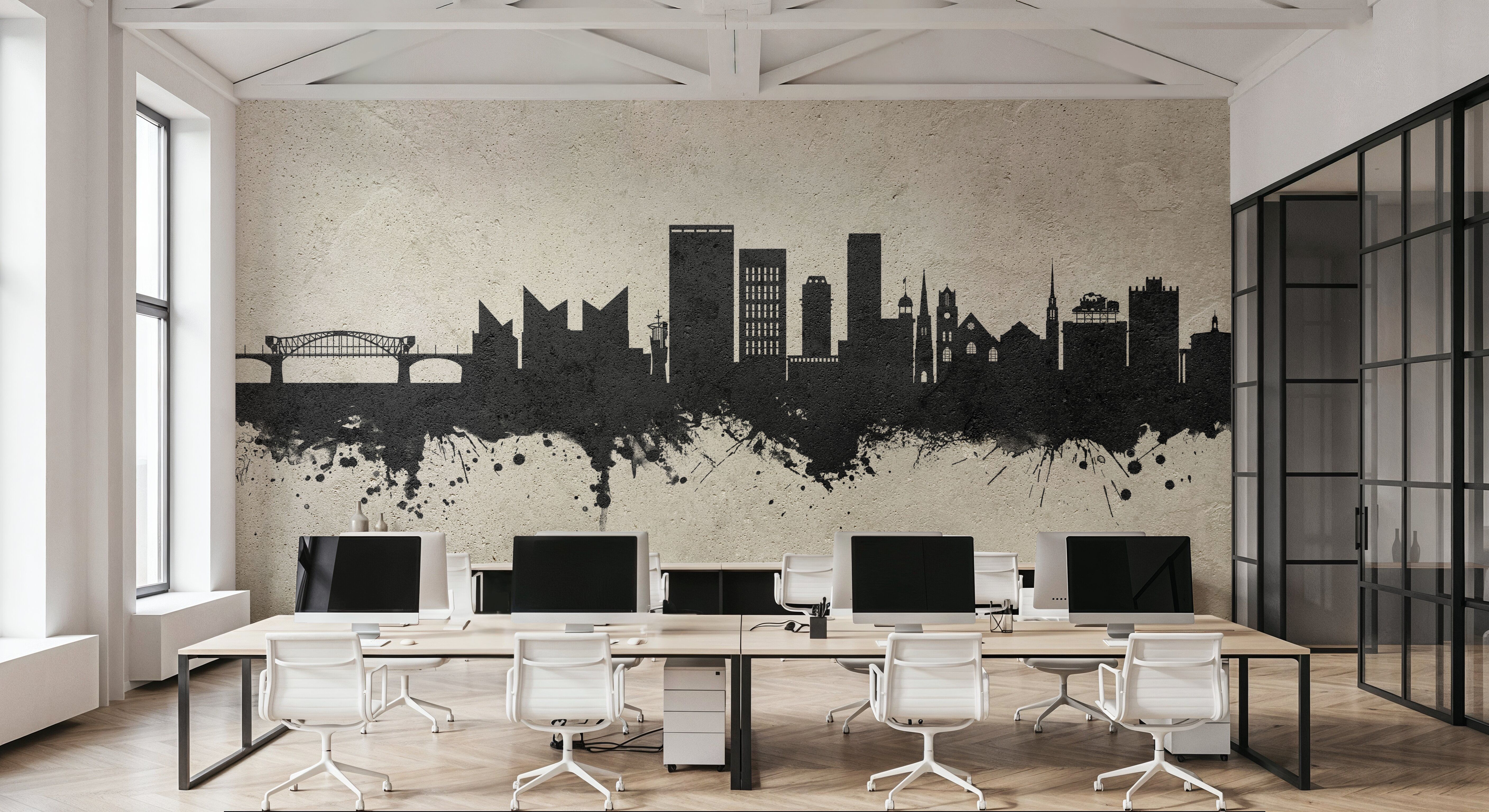 Chattanooga Tennessee Skyline Concrete