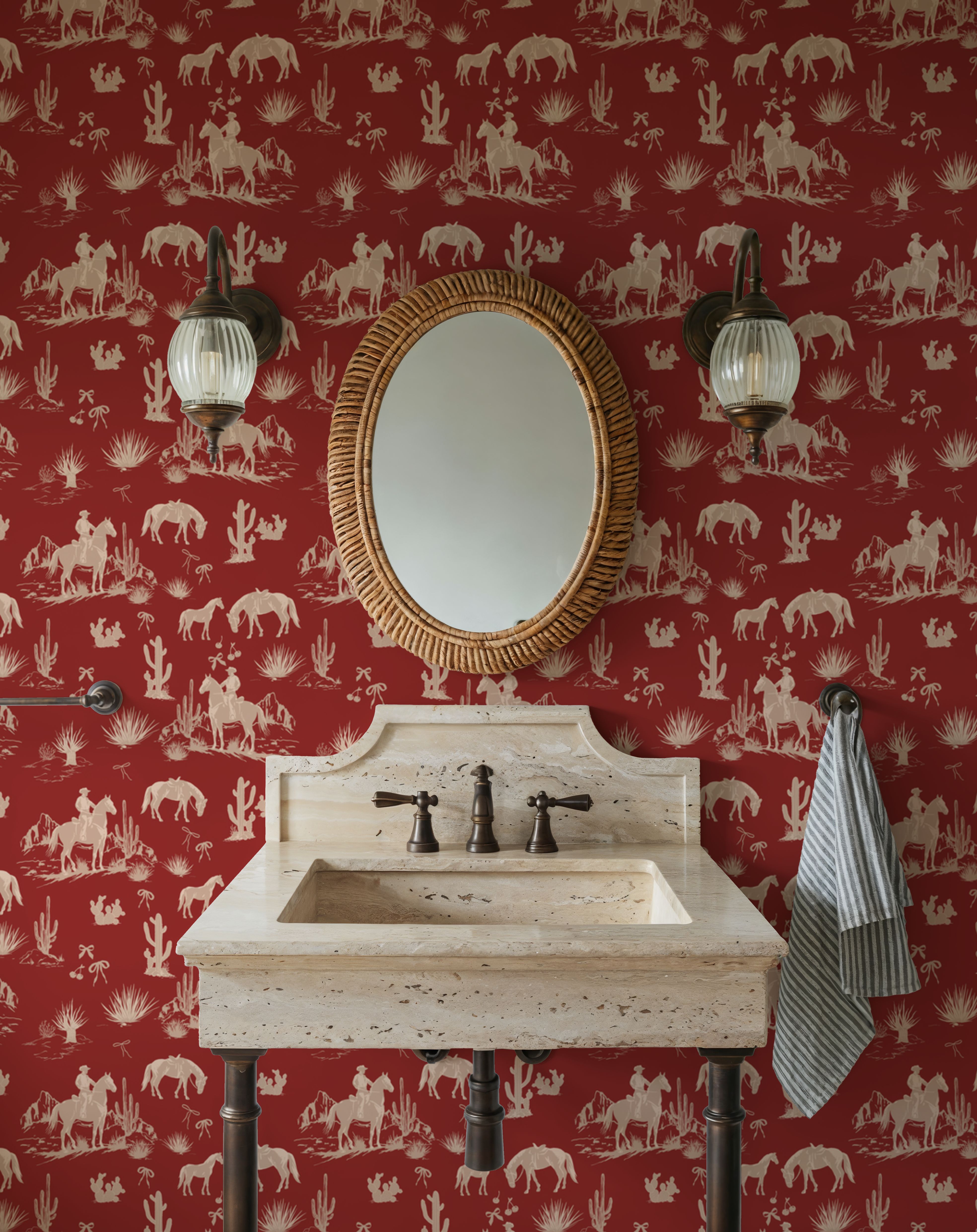 Rodeo Romance, Behang