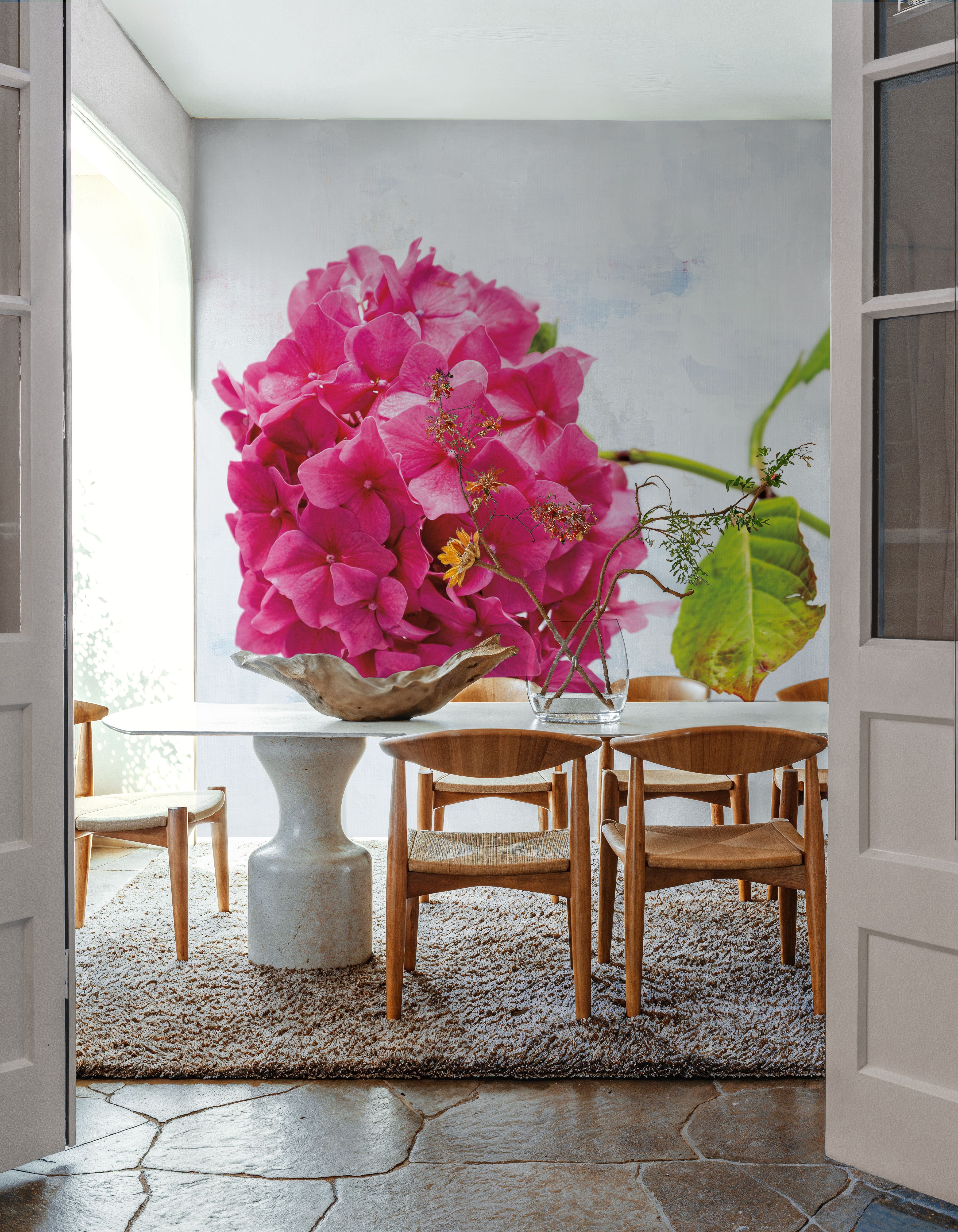 Bright Pink Hydrangea