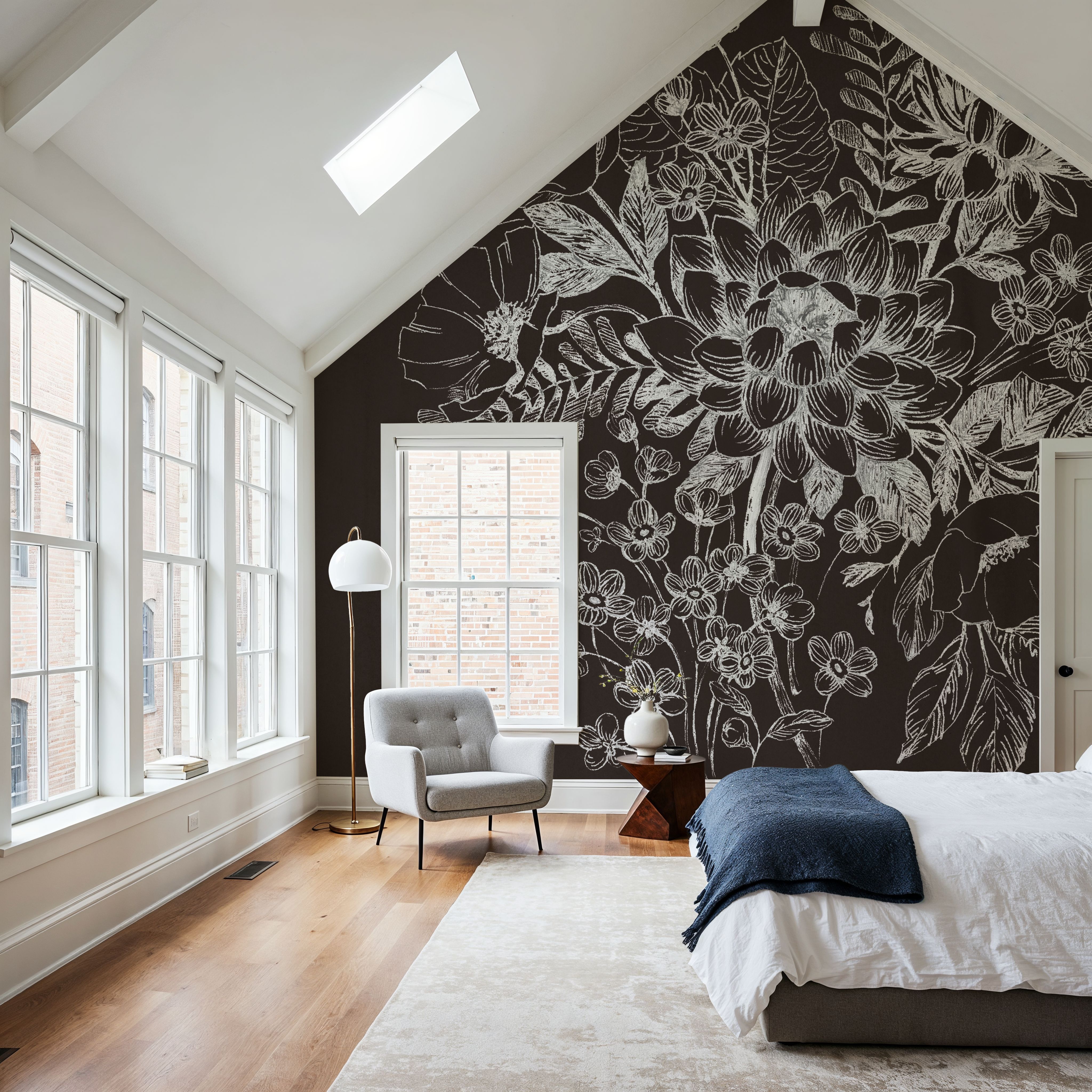 Flora Toile VIII Dark