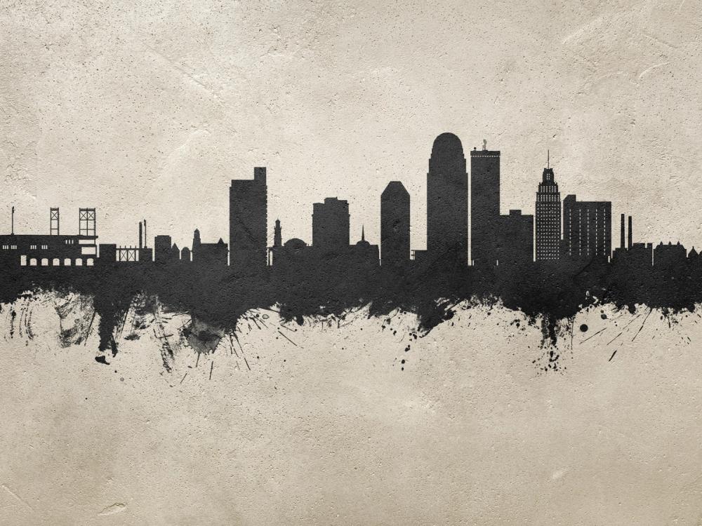 Winston-Salem North Carolina Skyline Concrete