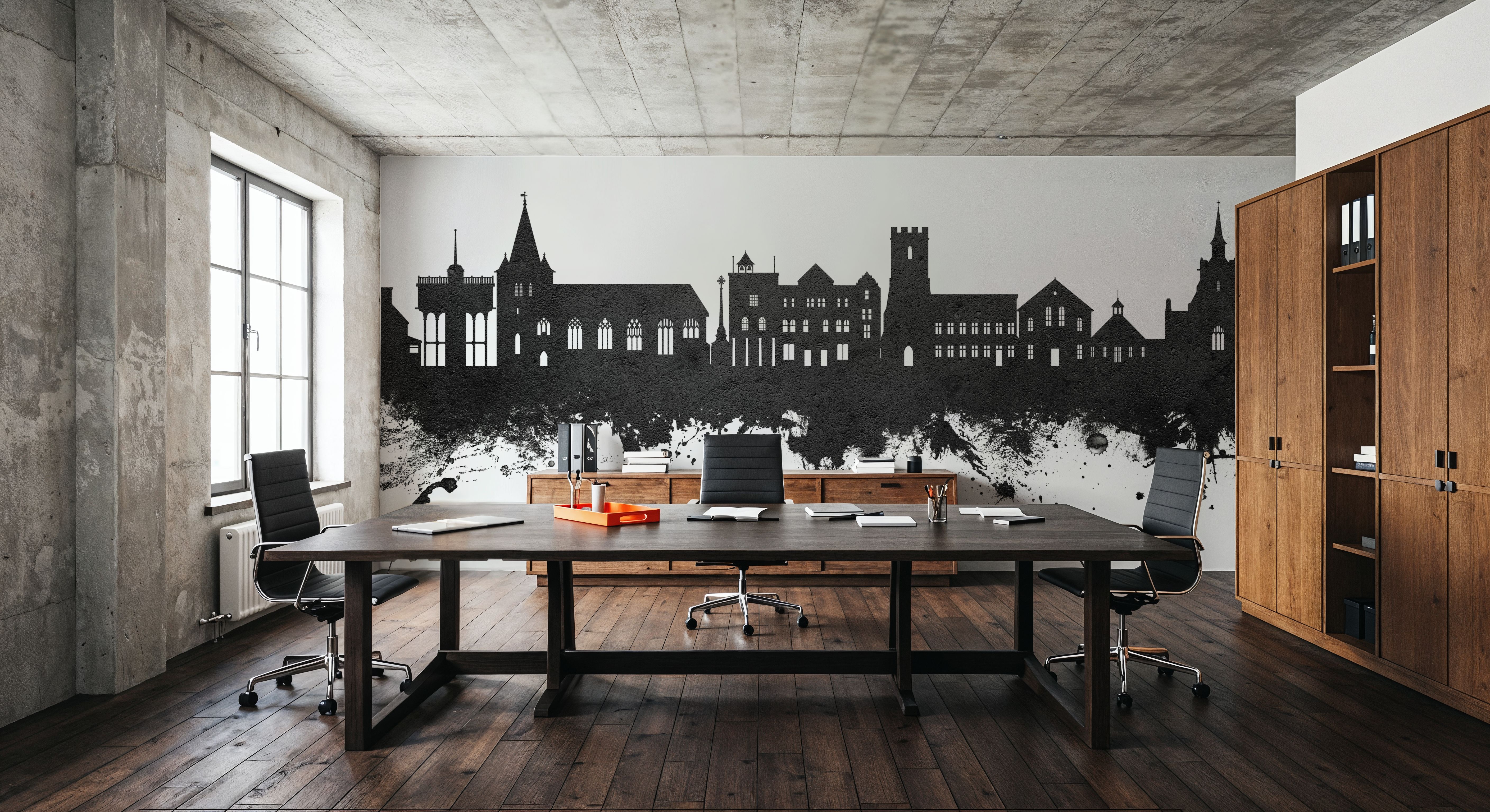 Maldon England Skyline Black & White