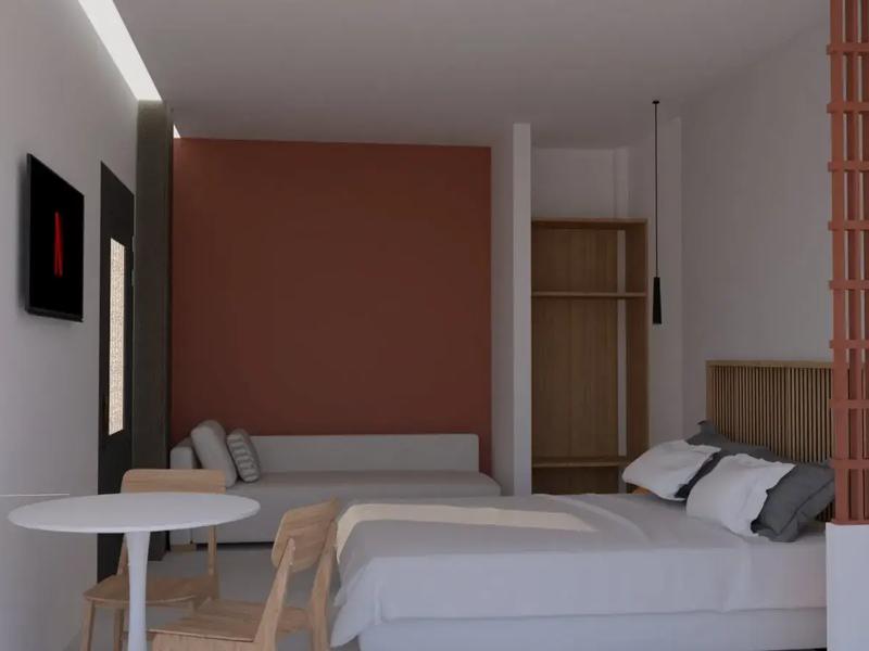 Superior Triple Apartment with Balcony & Sea View — image 3