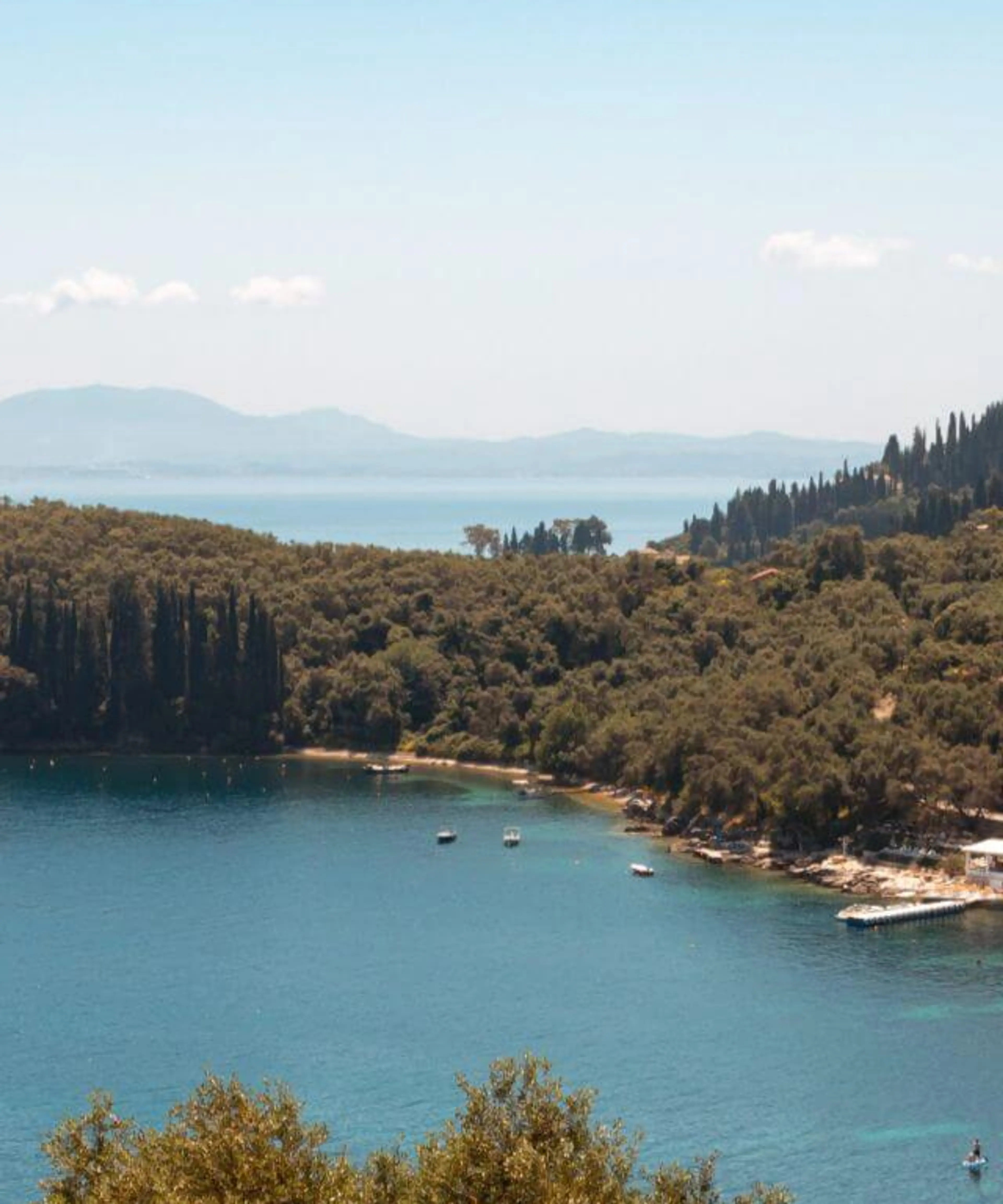 Kalami Bay & White House, North Corfu