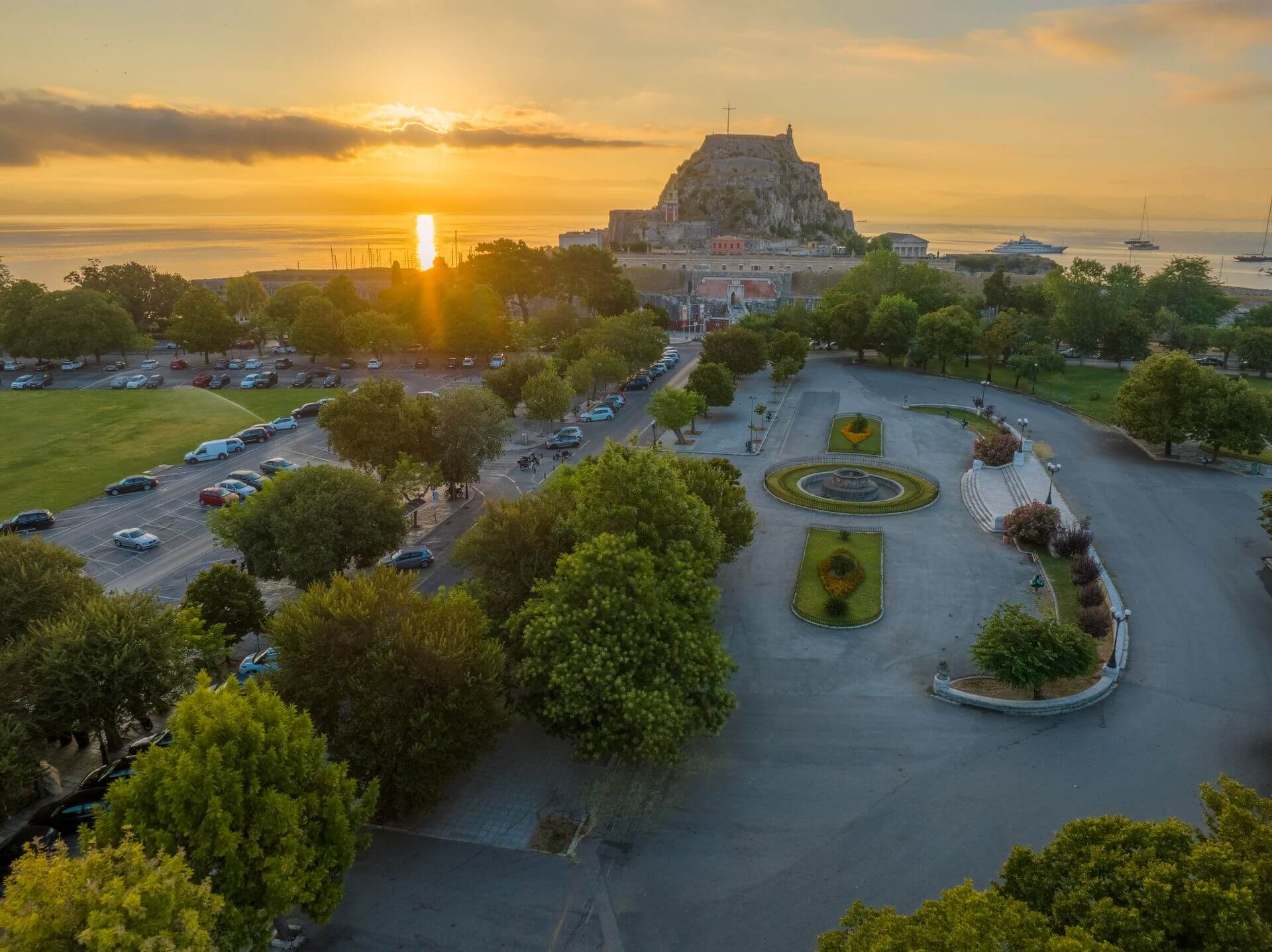 old fortress sunrise