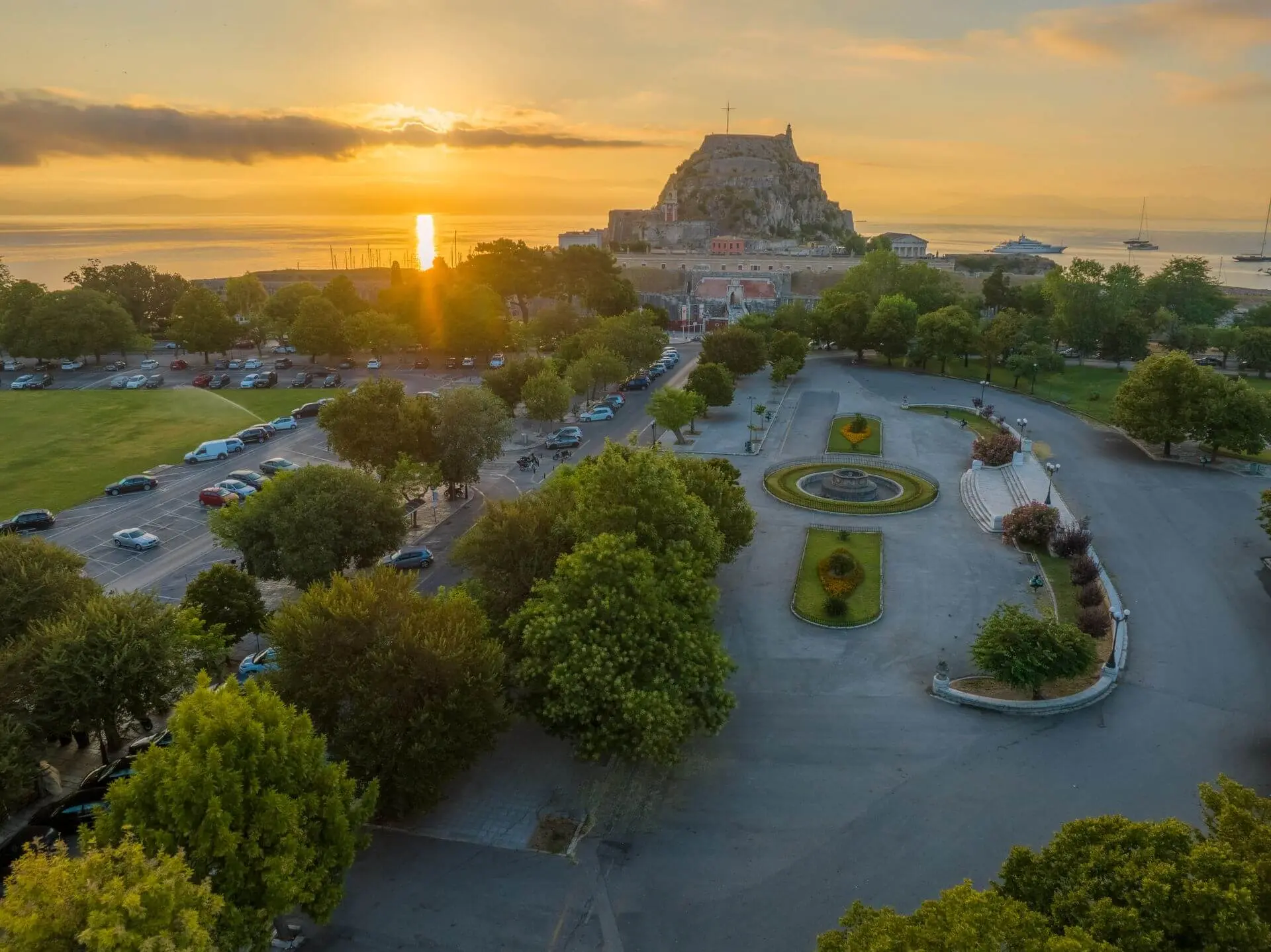 old fortress sunrise