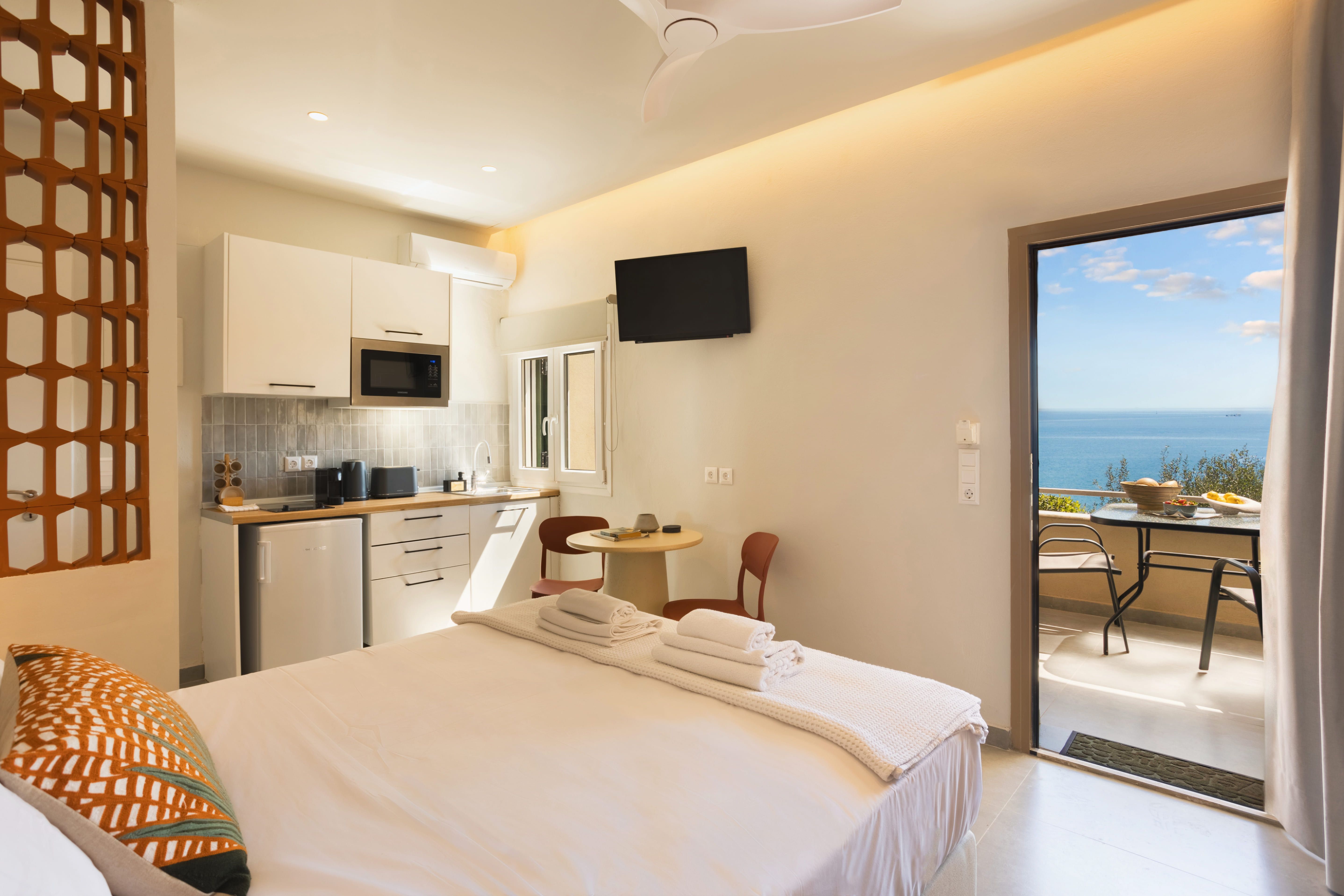 sea view apartment kalami corfu