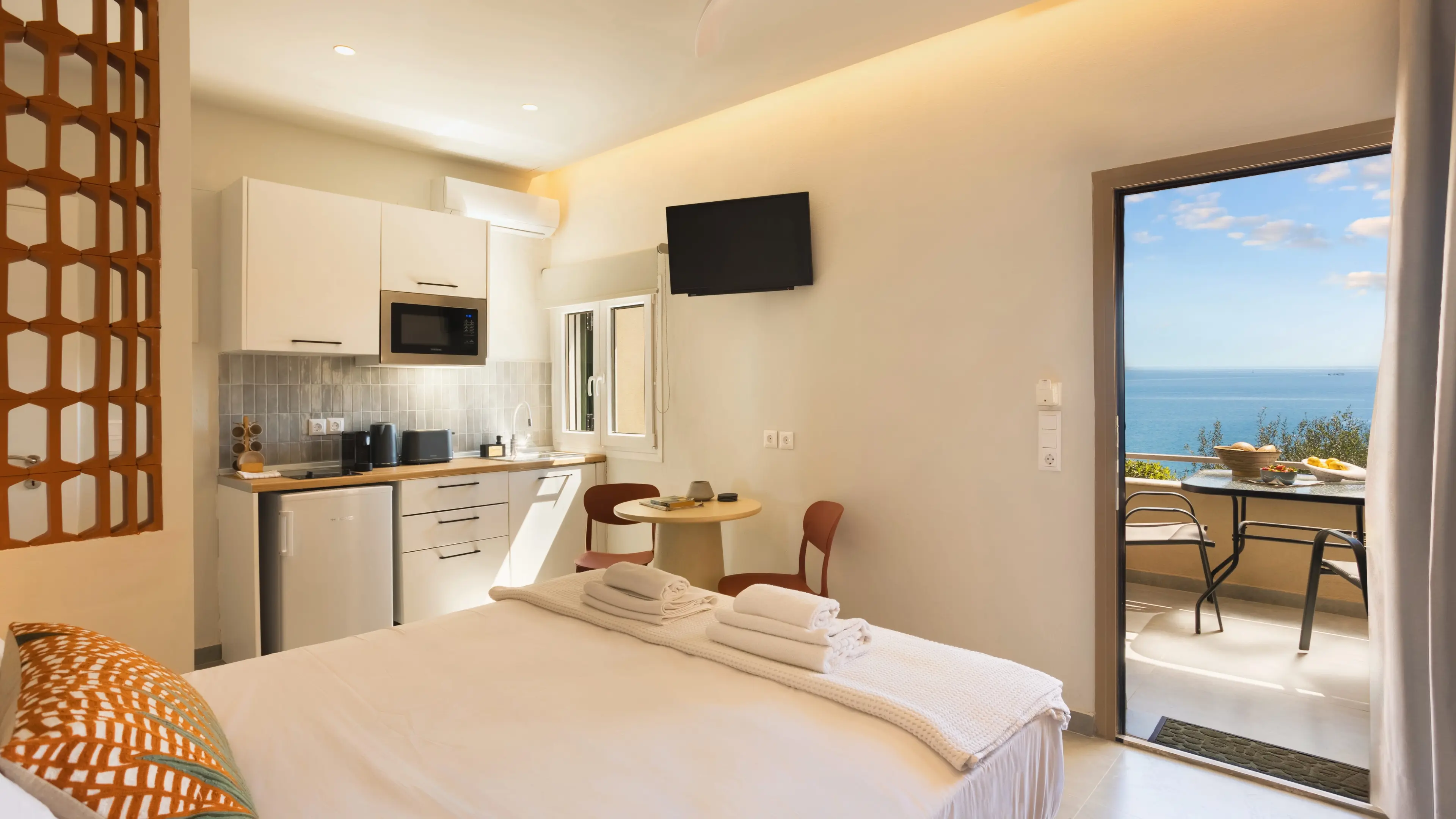 sea view apartment kalami corfu