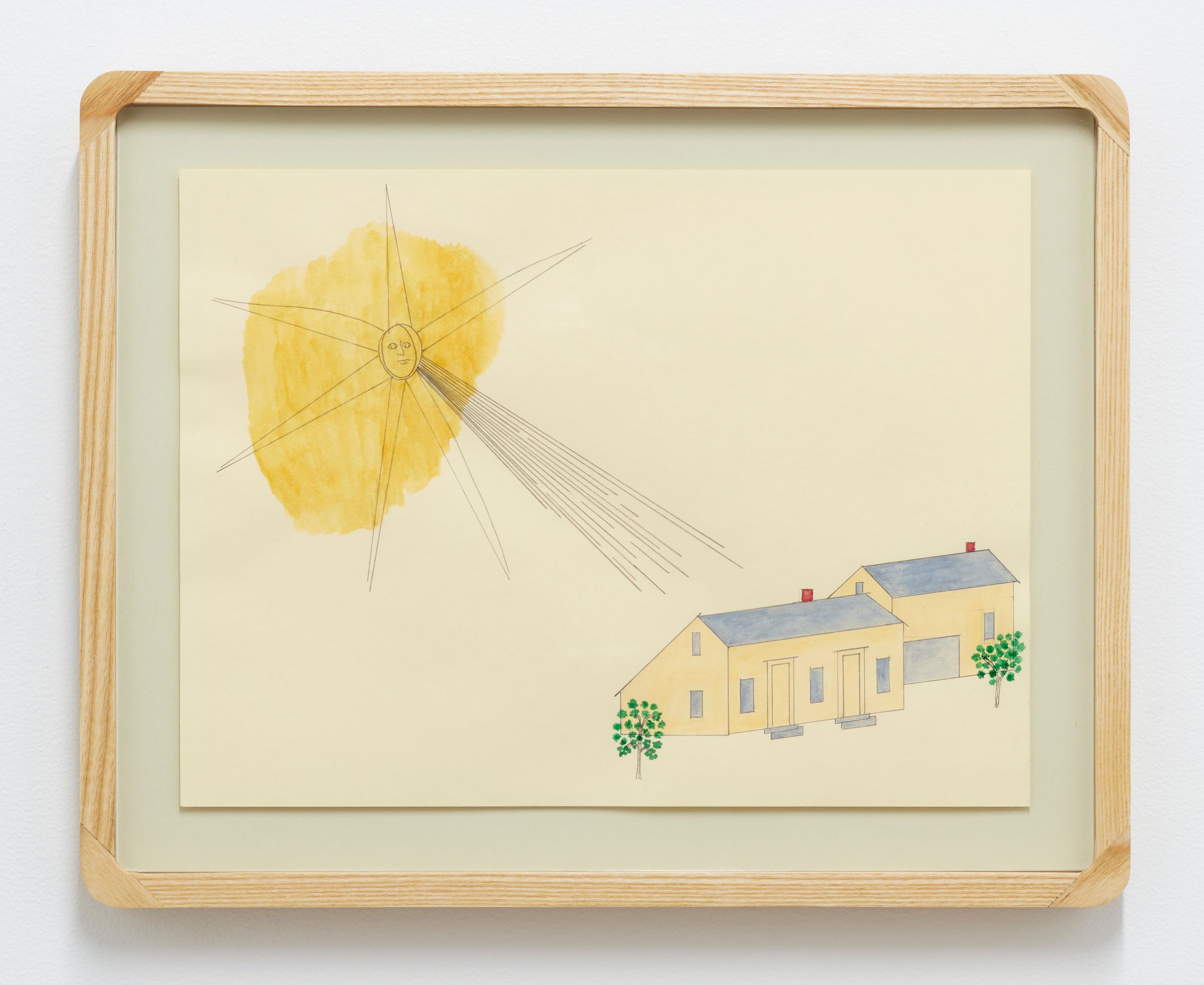 Nick Fusaro, Untitled ( Two homes with Gray Roofs )
