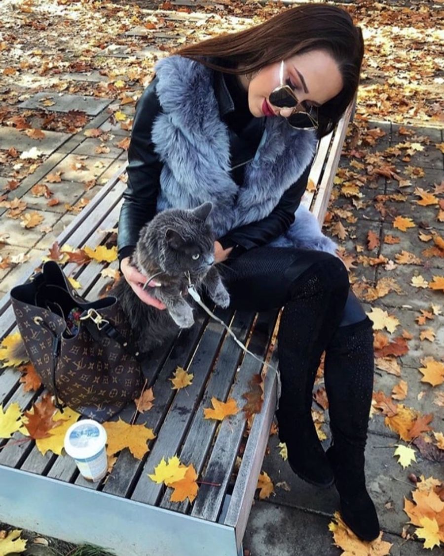 short faux fur vest