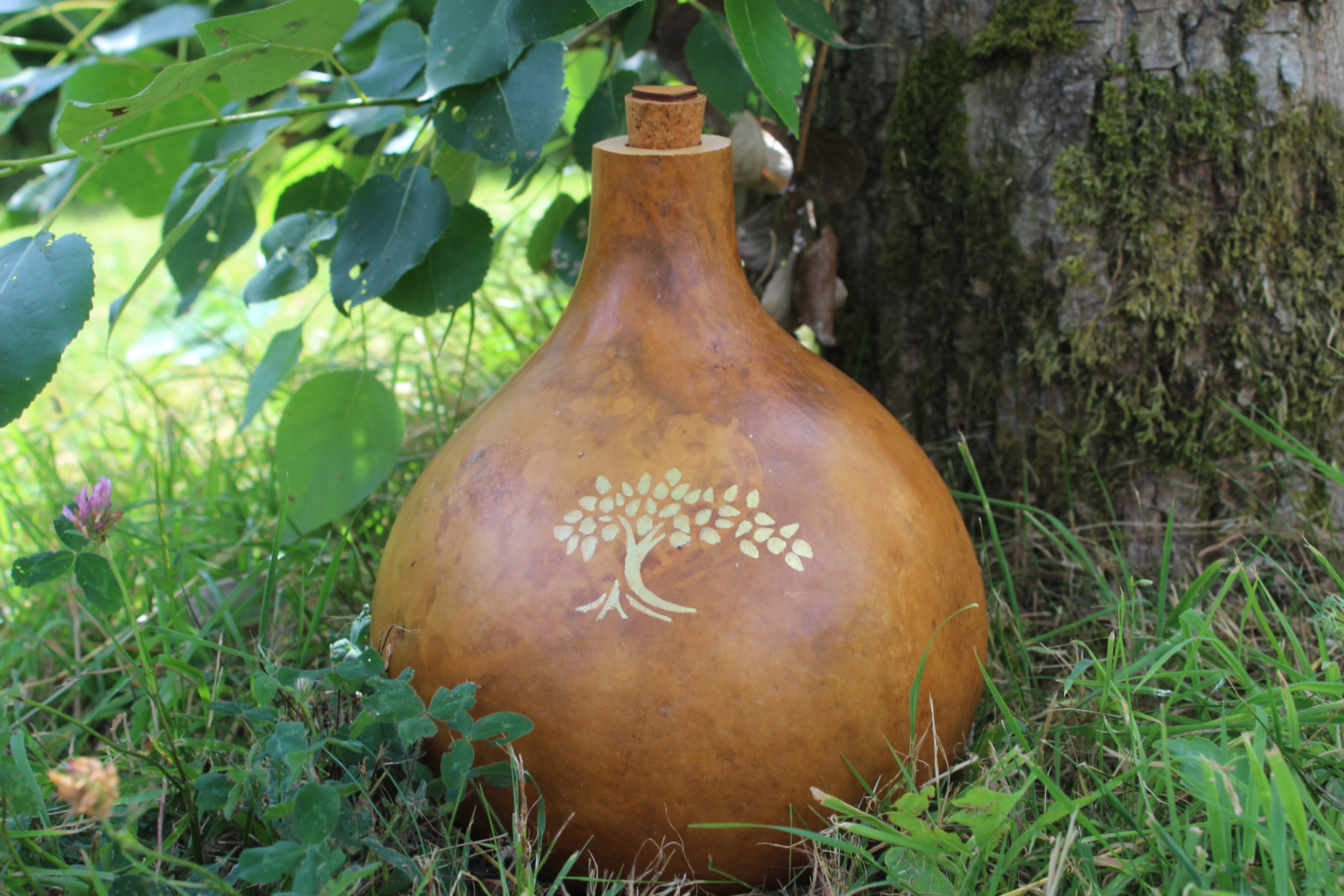 natural biodegradable urn - calabash