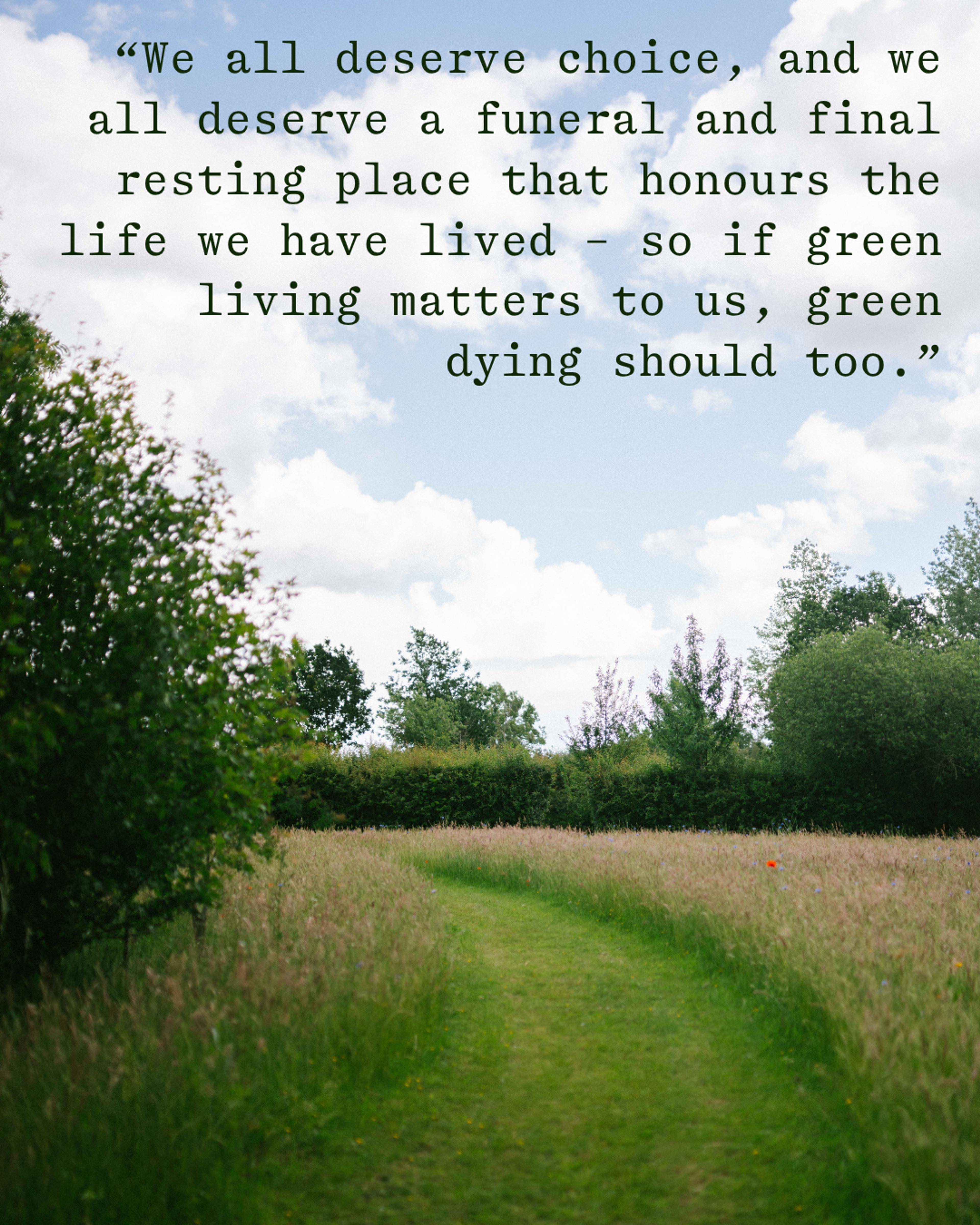 green funeral eco-friendly