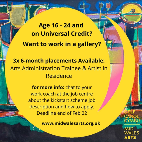 Age 16-24 Want to work in a gallery?