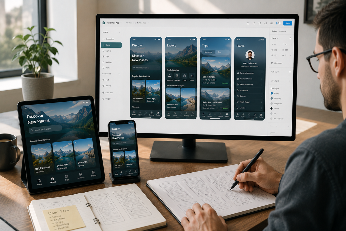 Responsive UI & UX Design